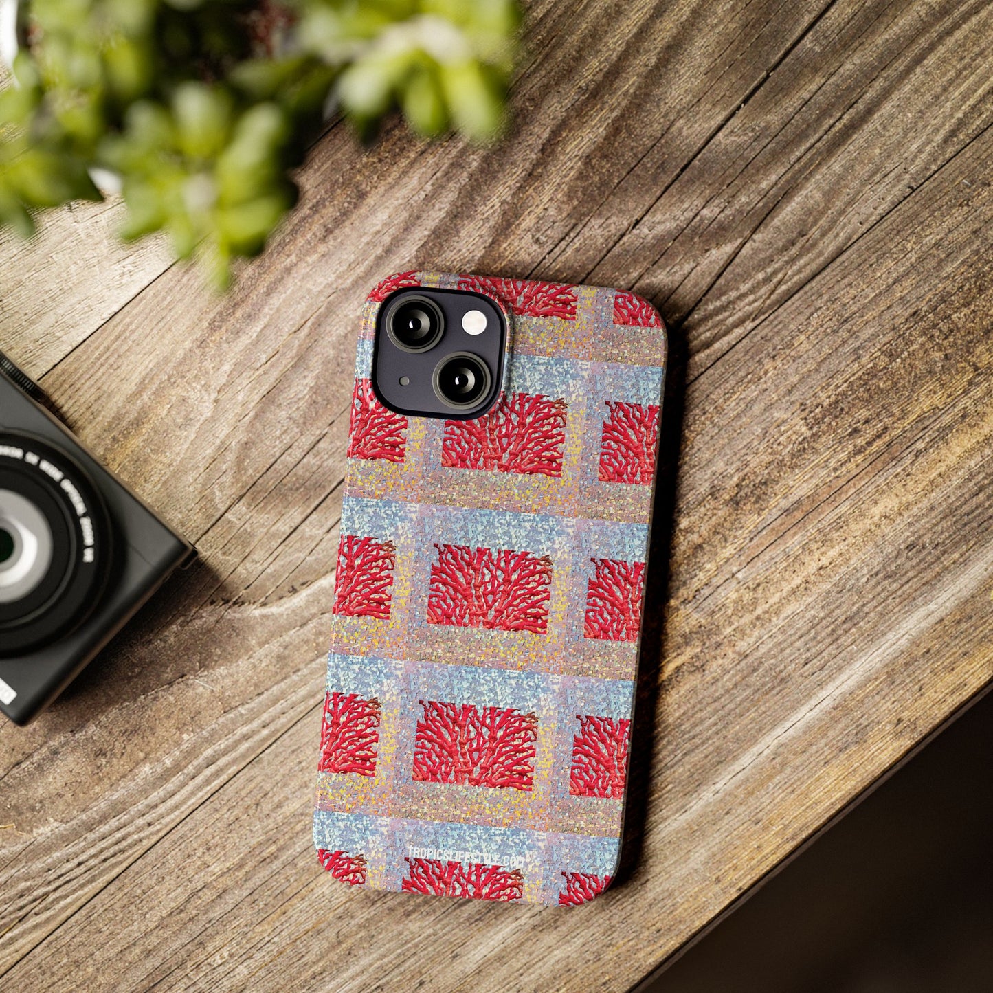 Slim Phone Cases - Disco Red Coral