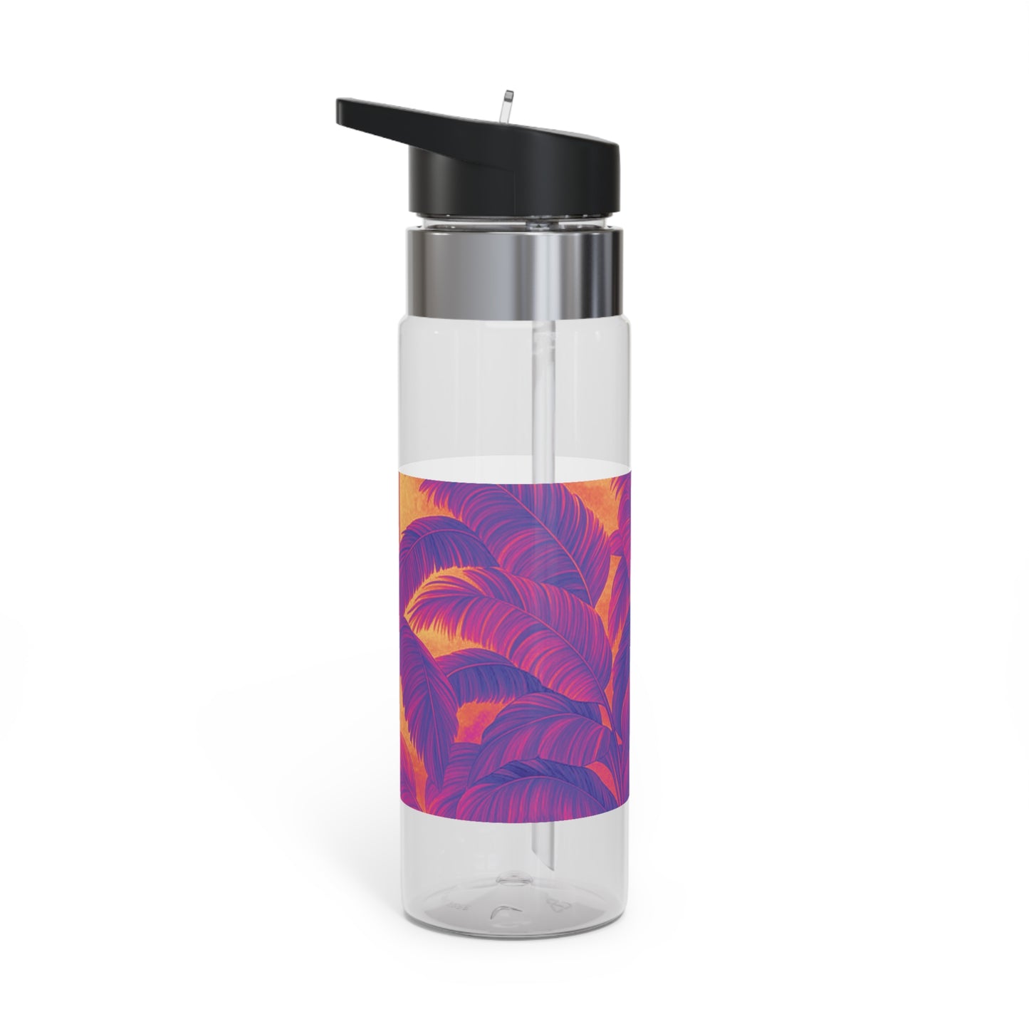 Tropical 20oz Tritan Sport Water Bottle -  Leakproof, Lightweight, BPA-Free / Palm Serenity, Pop