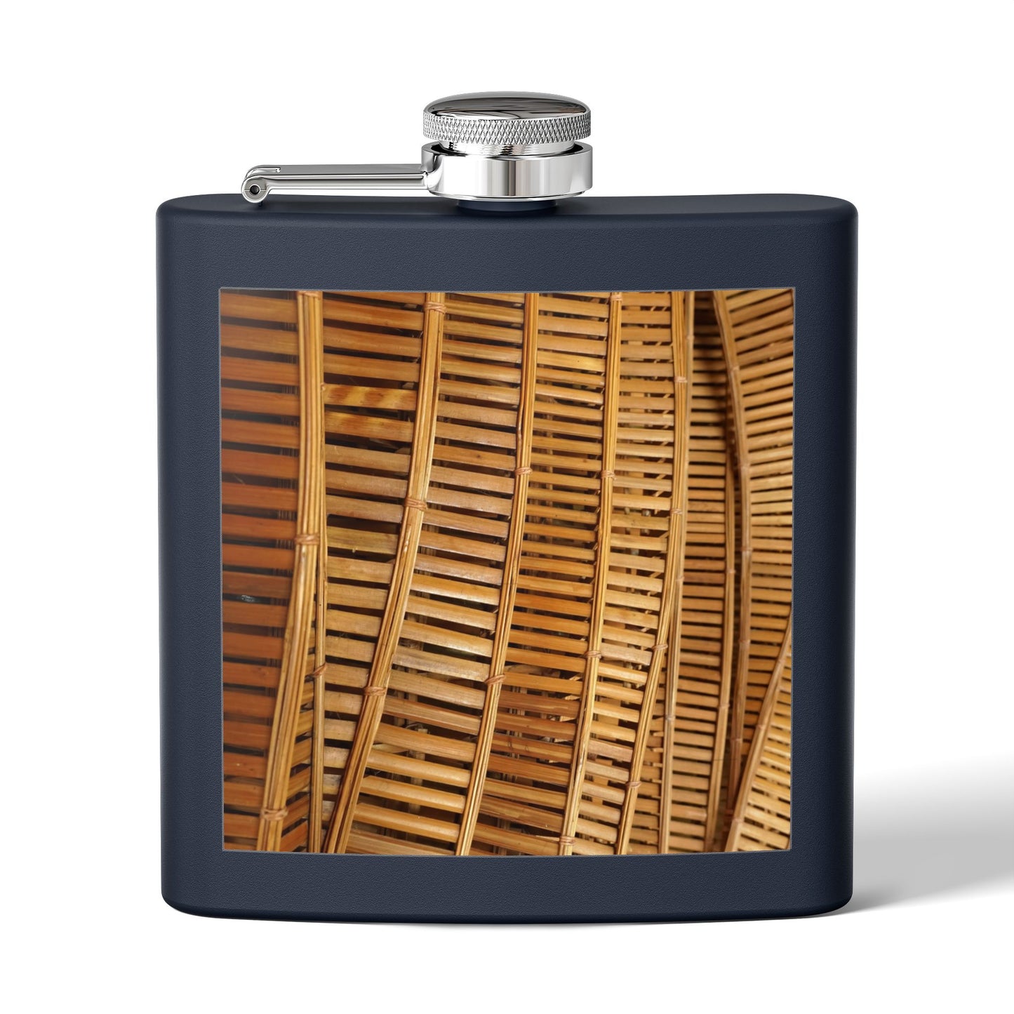 Tropical Stainless Steel 6 oz. Flask, Many Colors  – Natural Bamboo Flow