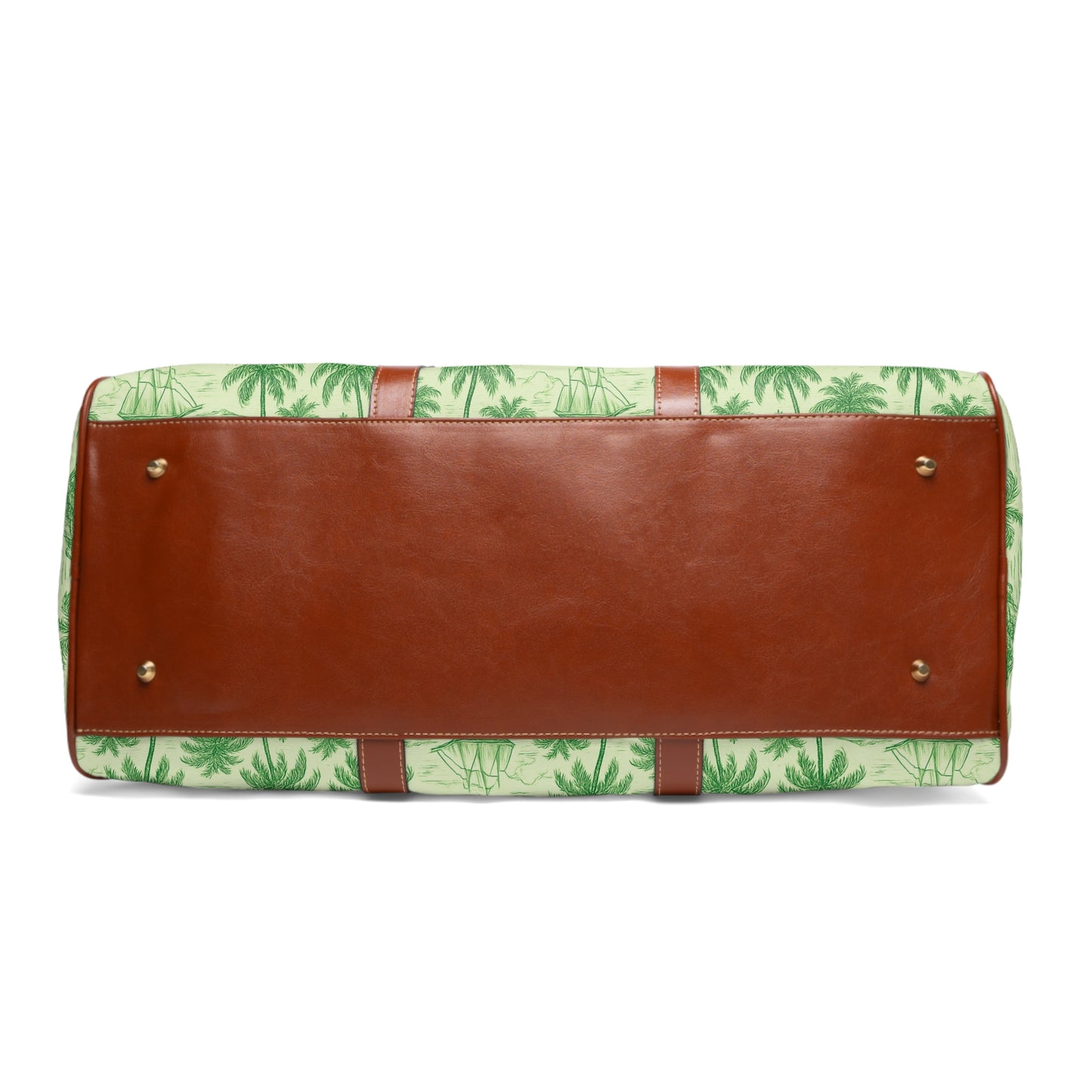 Tropical Waterproof Travel Bag - Perfect for Beach Getaways / Faraway Toile, Green