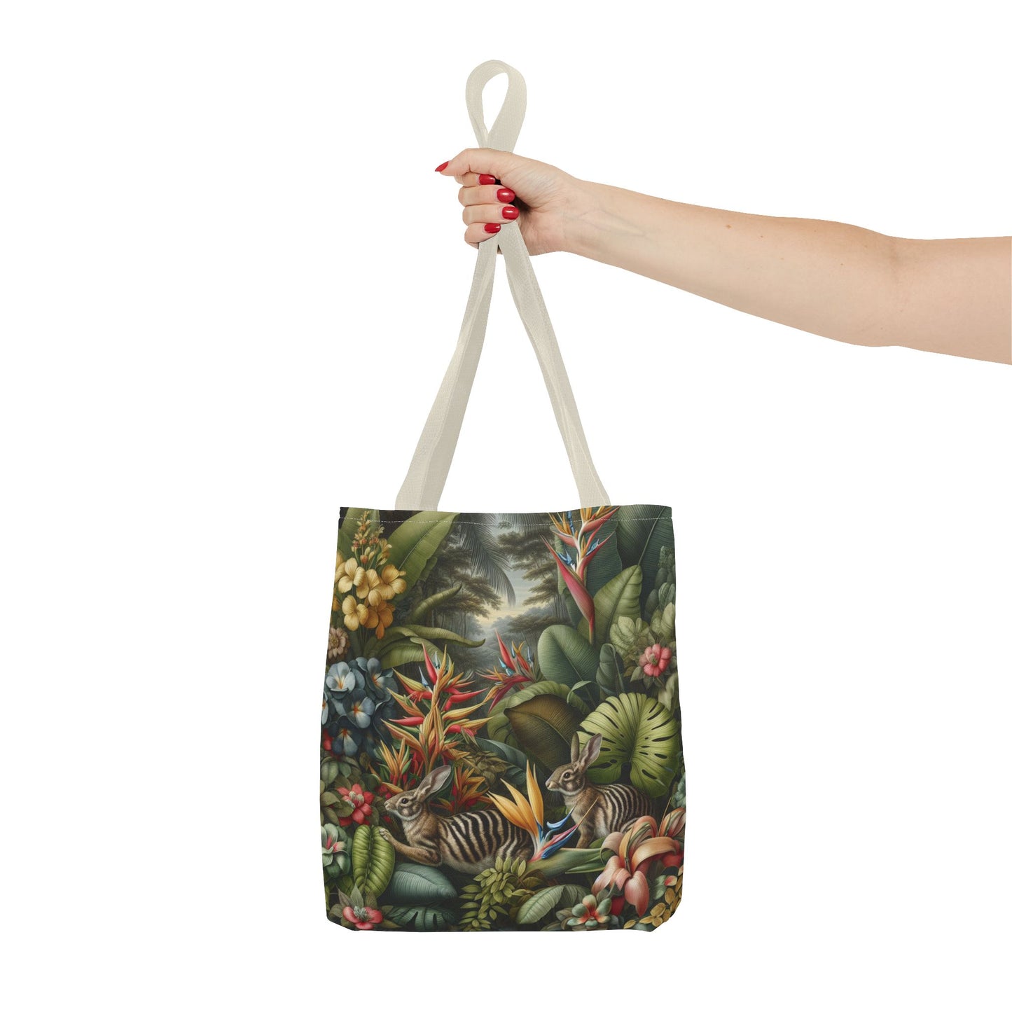 Rainforest Rabbit Outing Tote Bag - 3 Sizes