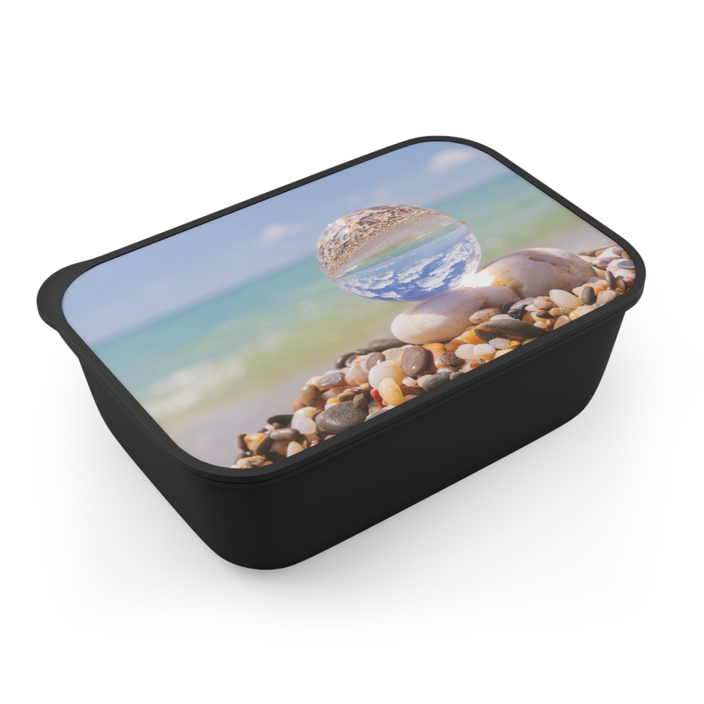 Bento Box with Utensils - Crystal Ball Beach Balance