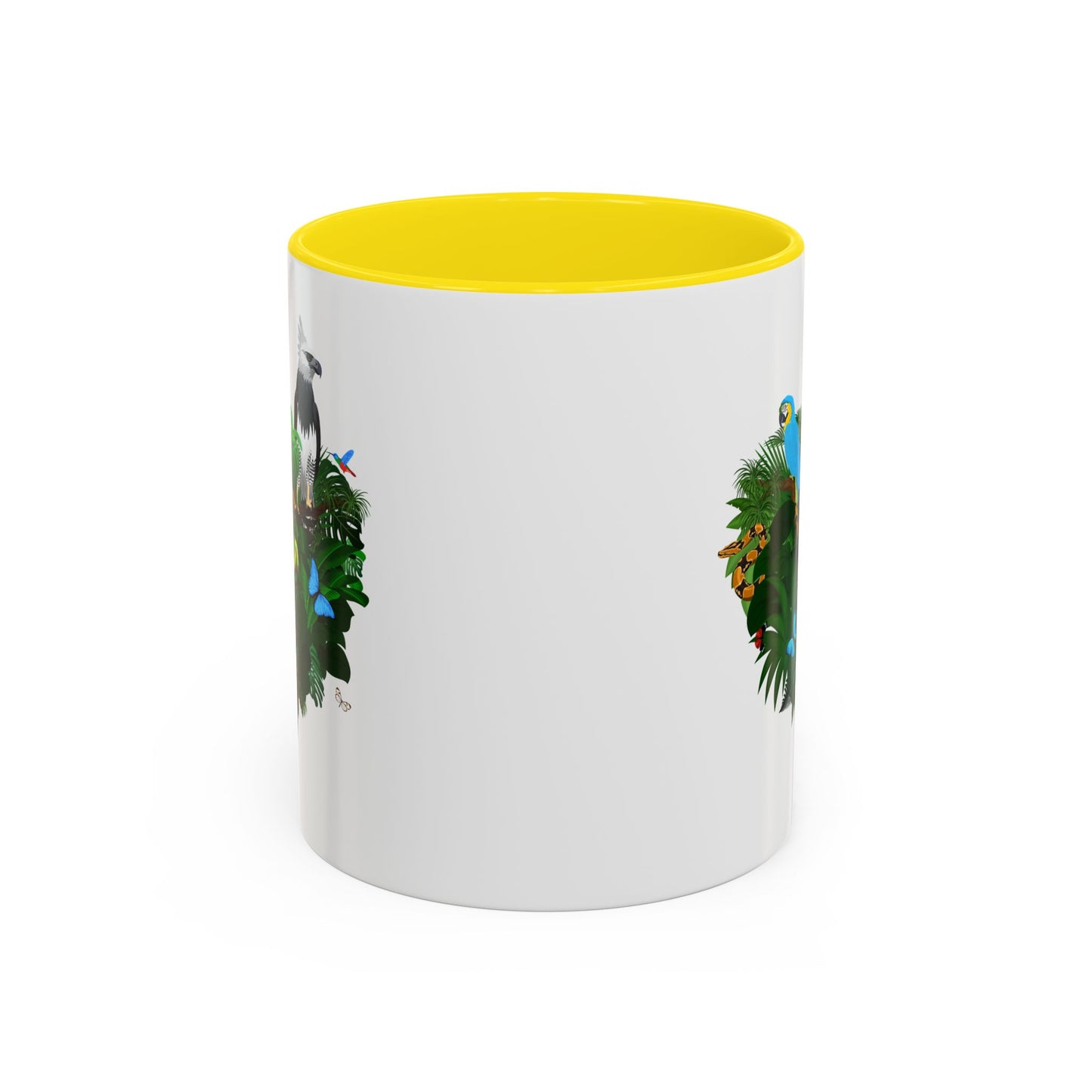 Accent Coffee Mug | Tropical-Inspired Drinkware / Rainforest Love