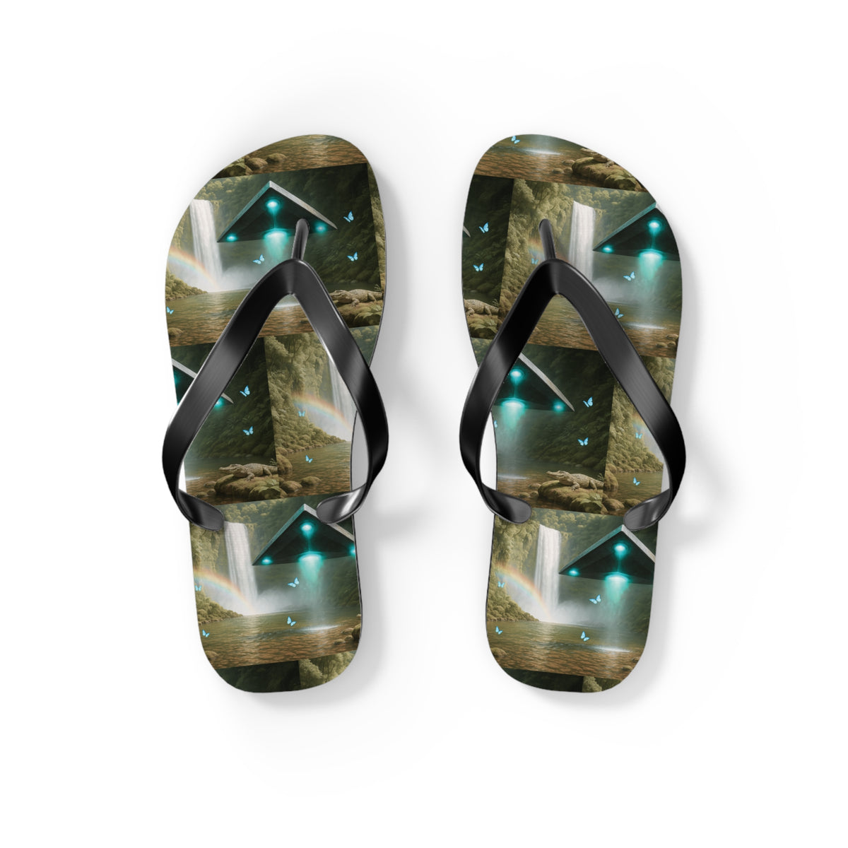 Flip Flops - UFO and Waterfall