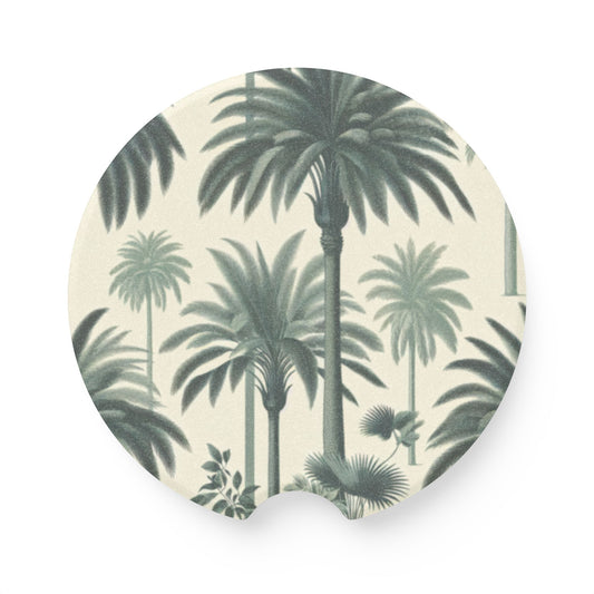 Soapstone Car Coaster - High Five Palms