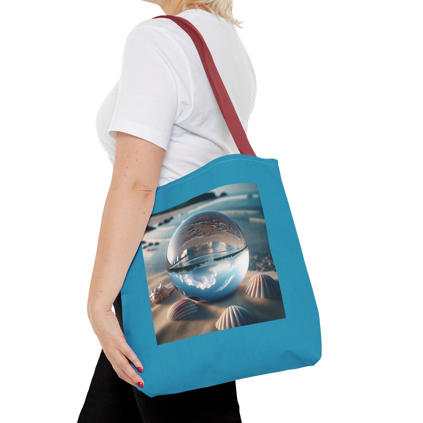 Crystal Ball With Shells Tote Bag - 3 Sizes