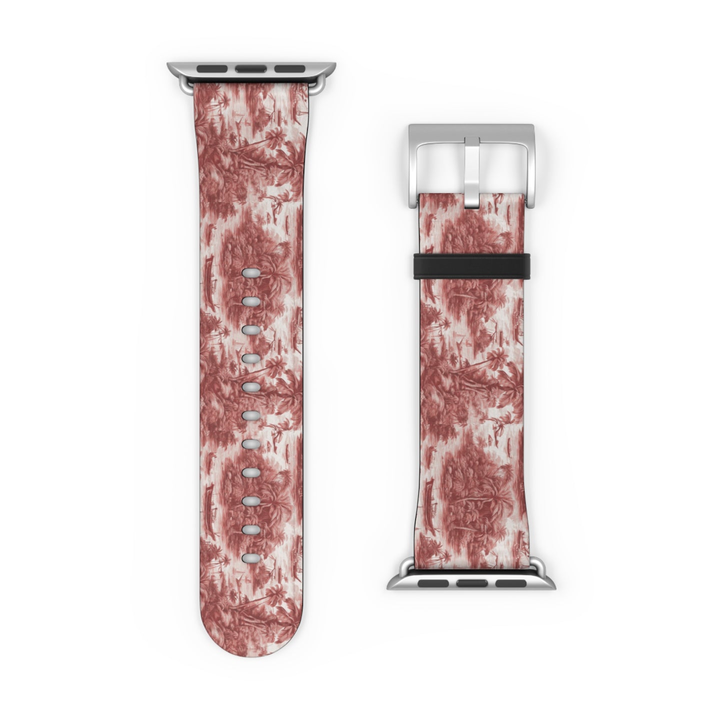 Apple Watch Band - Tropical Toile, russet