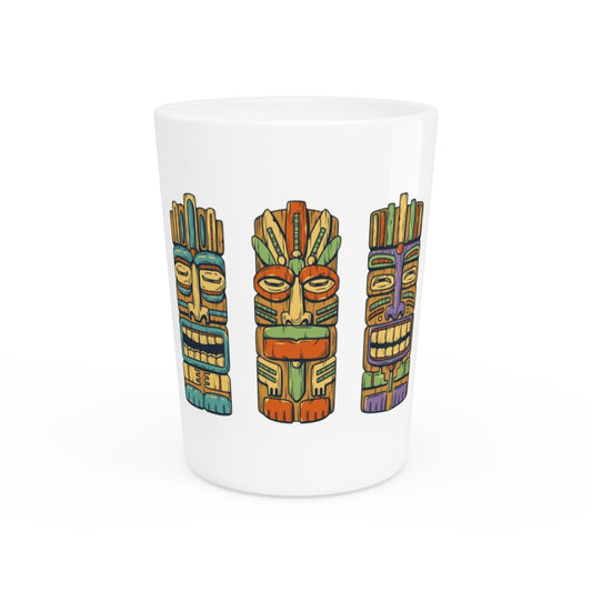 Ceramic Shot Glass - 3 Tiki Bros