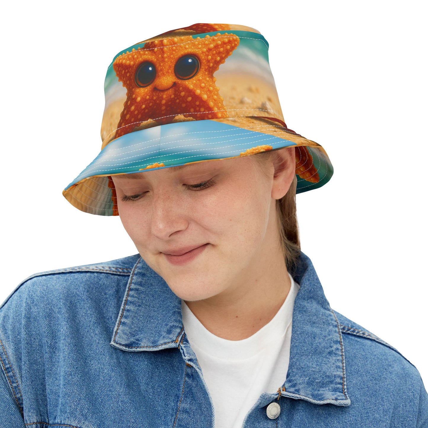 Tropical Polyester Bucket Hat, 2 Sizes - Baby Starfish