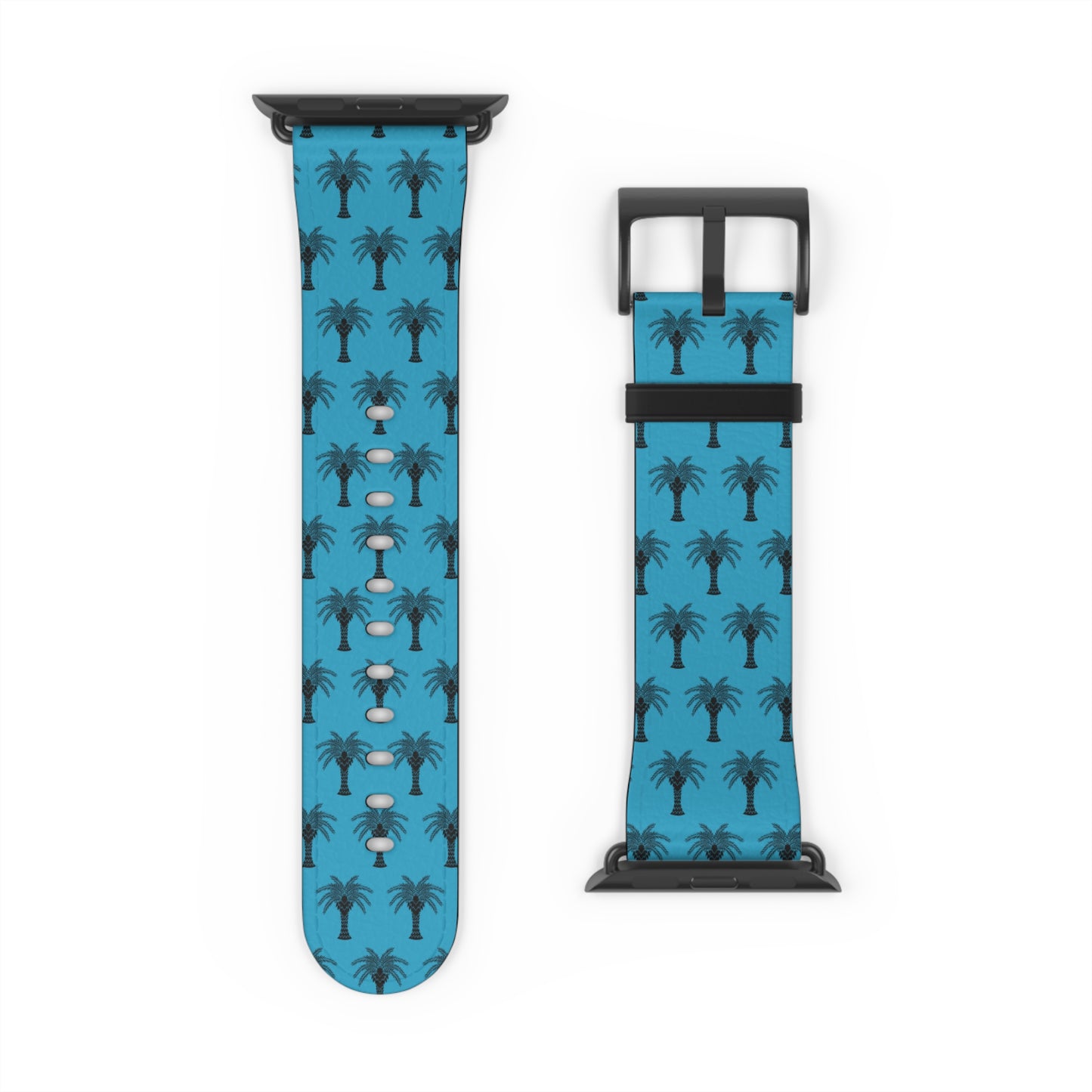 Apple Watch Band - Art Deco Palm, Repeat Turquoise