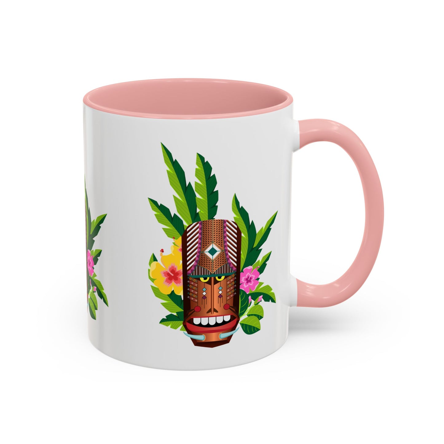 Accent Coffee Mug (11, 15oz), 8 Colors - Tiki Boss Loika