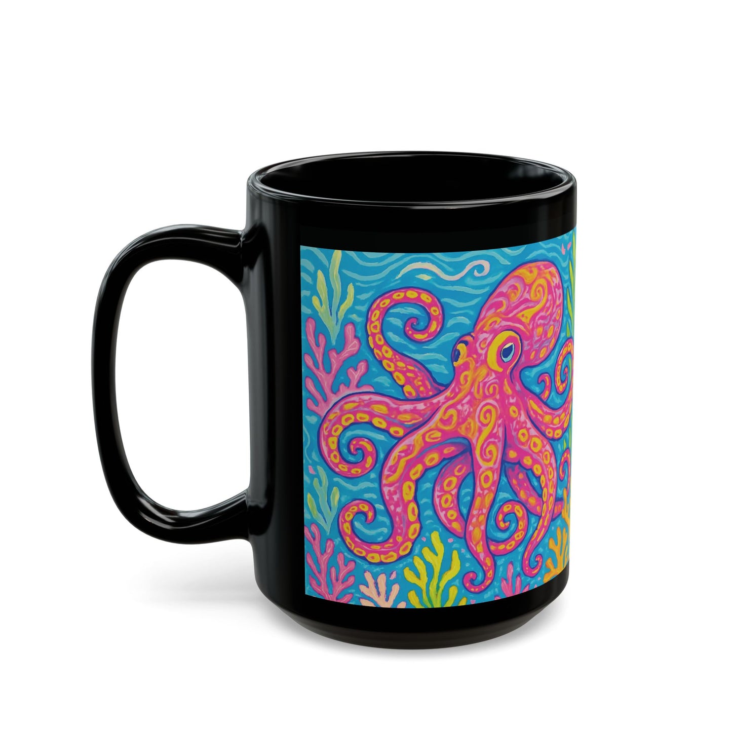 Black Coffee Mug - Kraken Joe