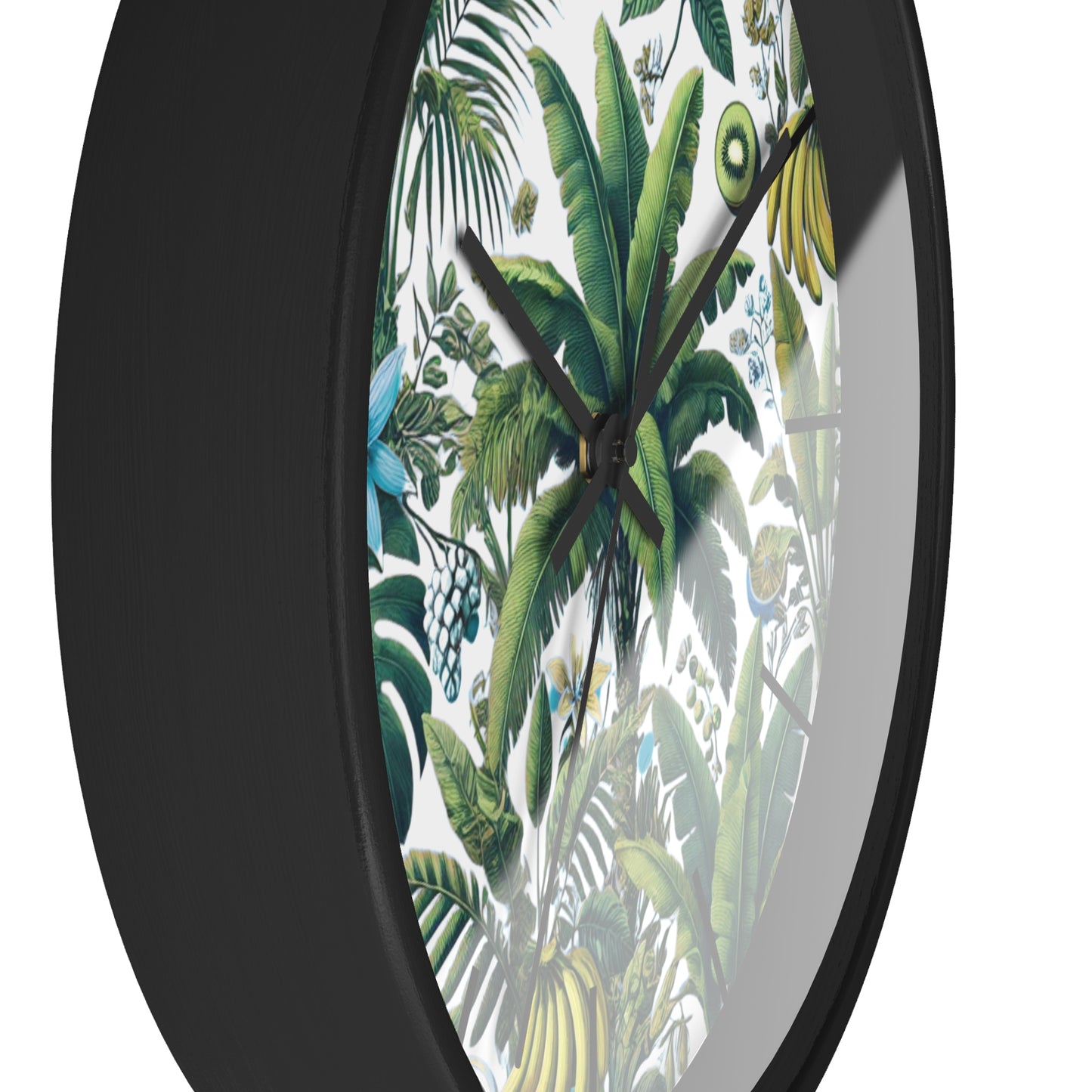 Tropical Fruit/White Wall Clock – Fun Home Decor for Nature Lovers, 6 Variants