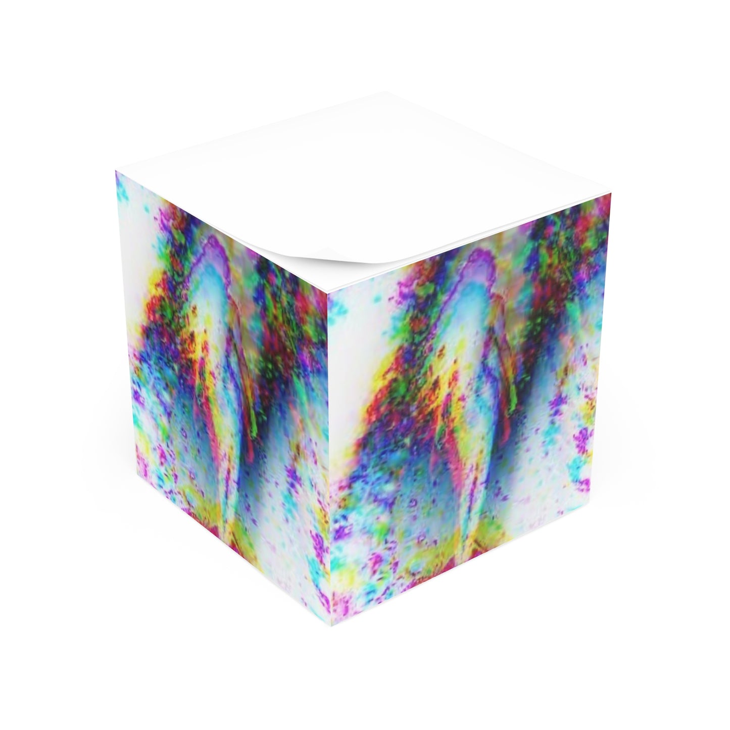 Note Cube - Solo Mermaid, Rainbow Trace