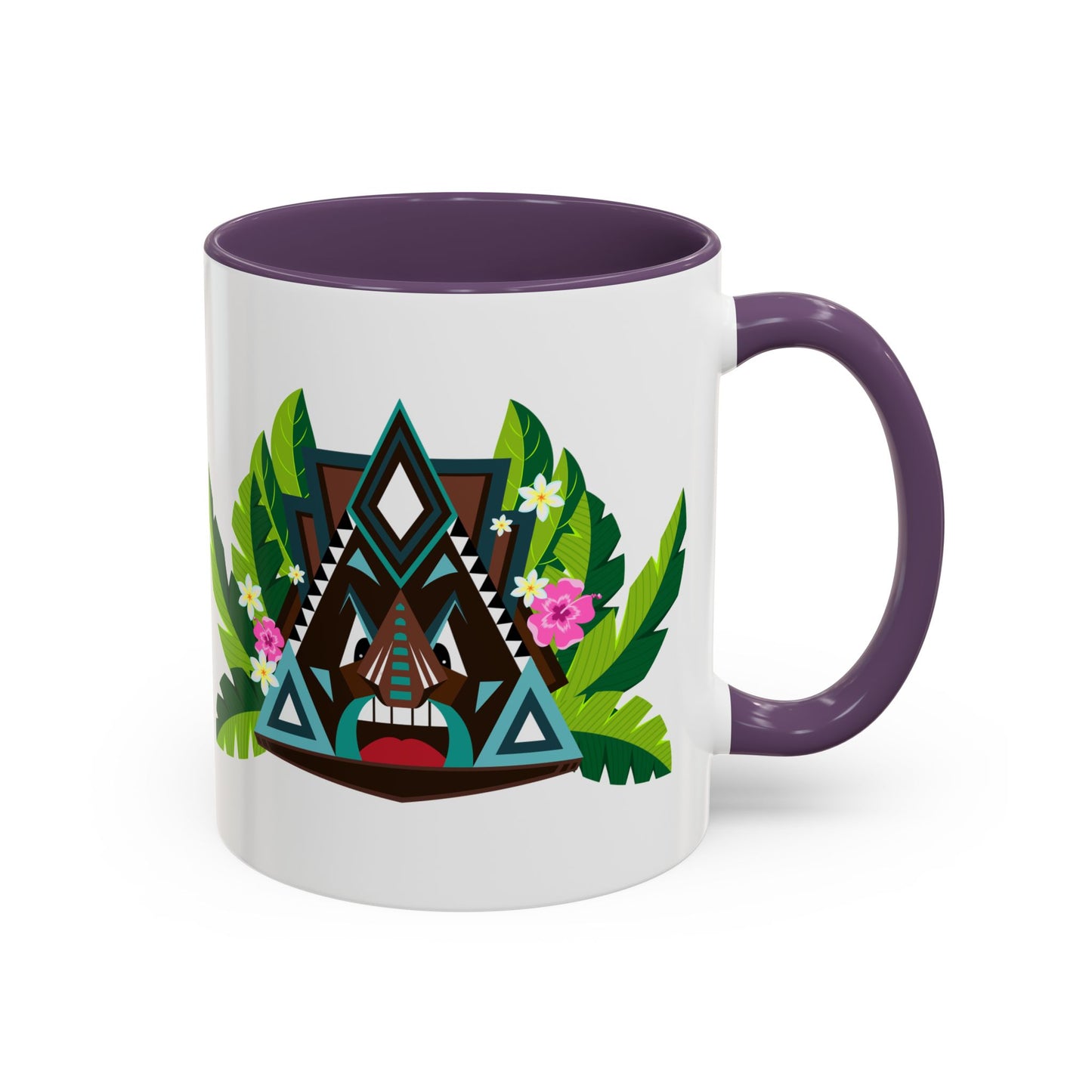 Accent Coffee Mug (11, 15oz), 8 Colors - Tiki Boss Kai