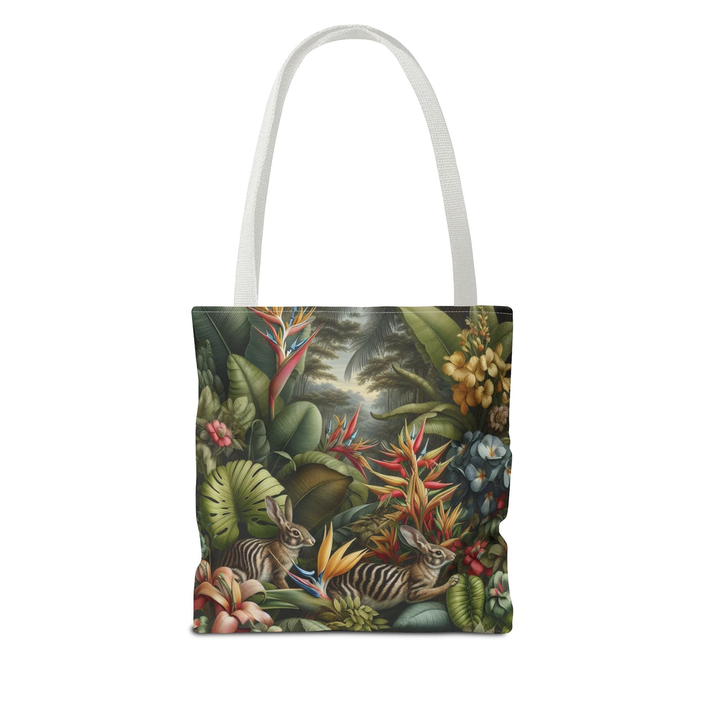 Rainforest Rabbit Outing Tote Bag - 3 Sizes