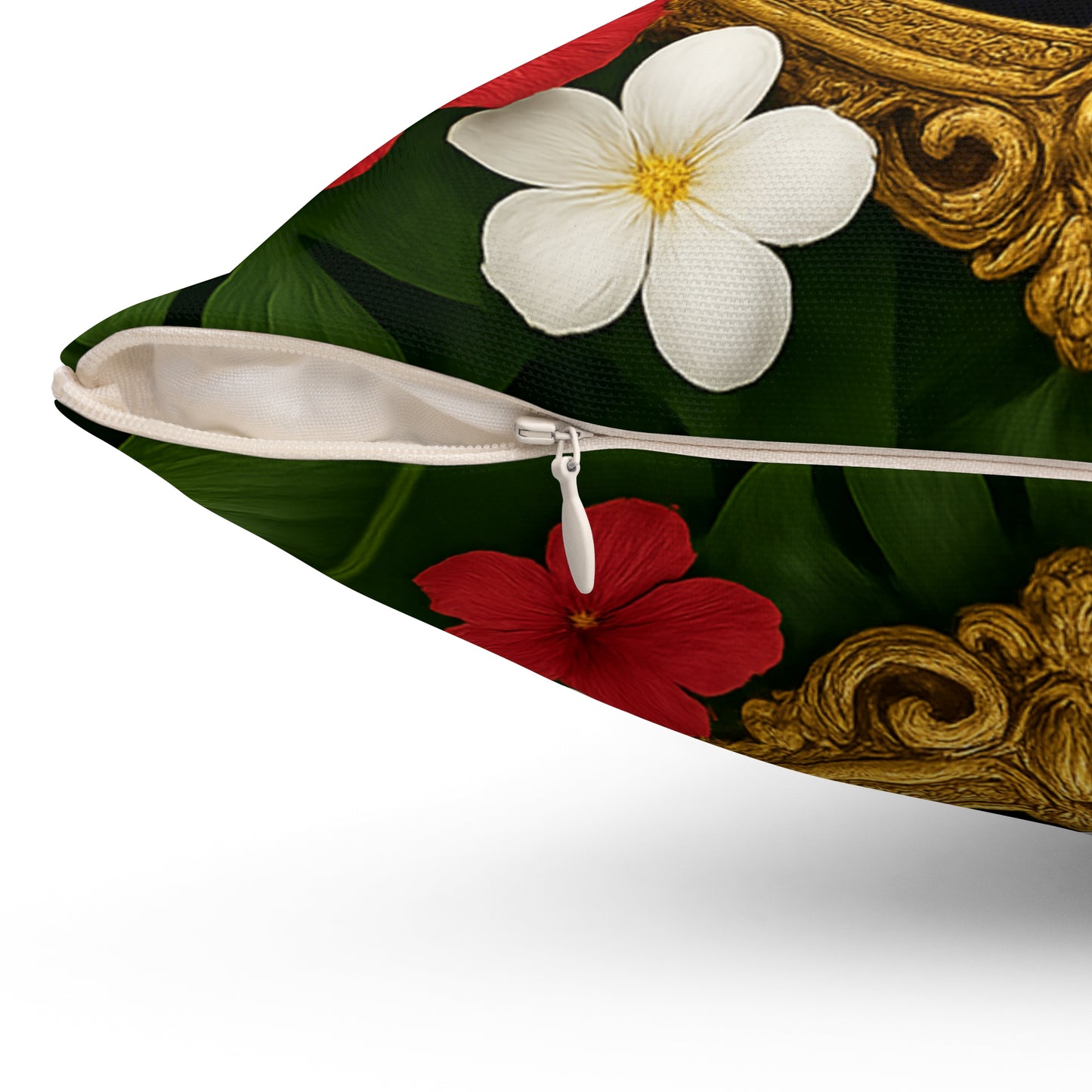 Religious Decorative Pillow - Accent Cushion, 4 Sizes / Virgin of the Lilies