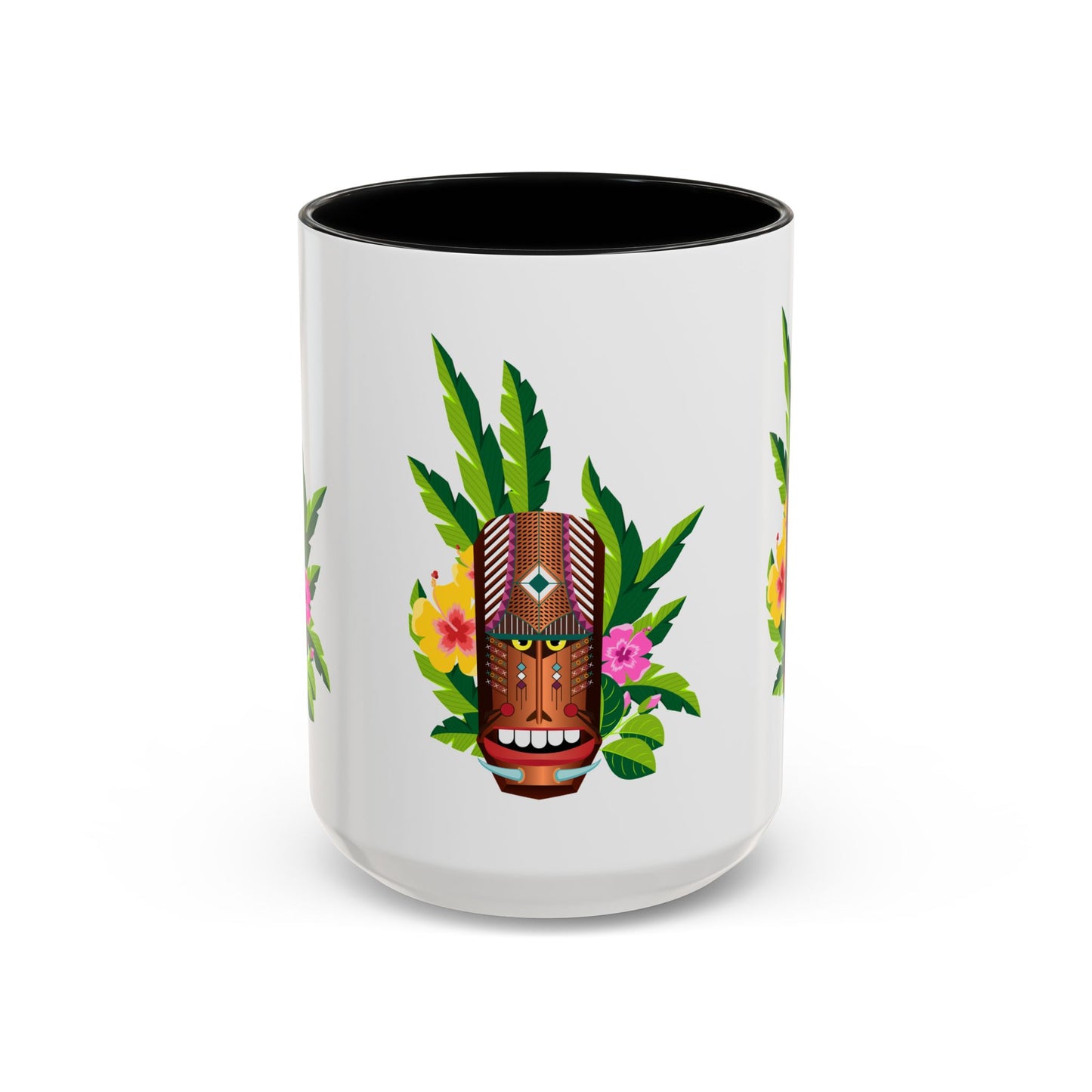 Accent Coffee Mug (11, 15oz), 8 Colors - Tiki Boss Loika