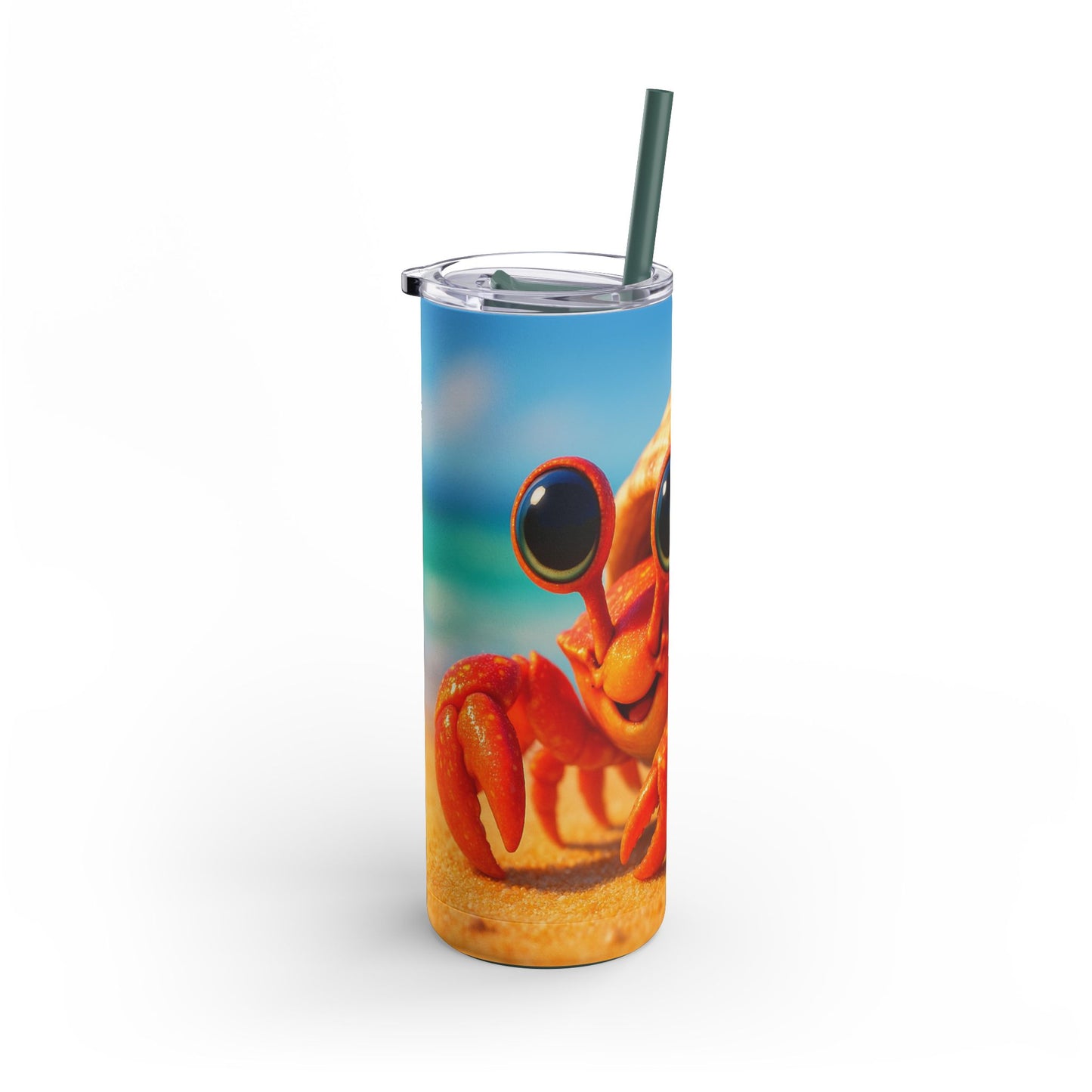 20oz Matte Tumbler, 7 Colors - Stylish Travel Cup - Baby Hermit Crab