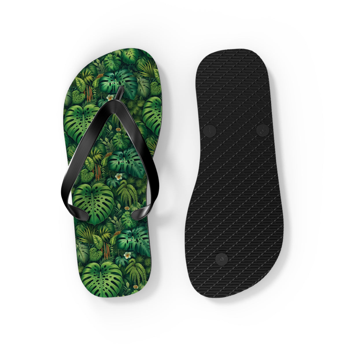 Flip Flops - Rainforest Greenery