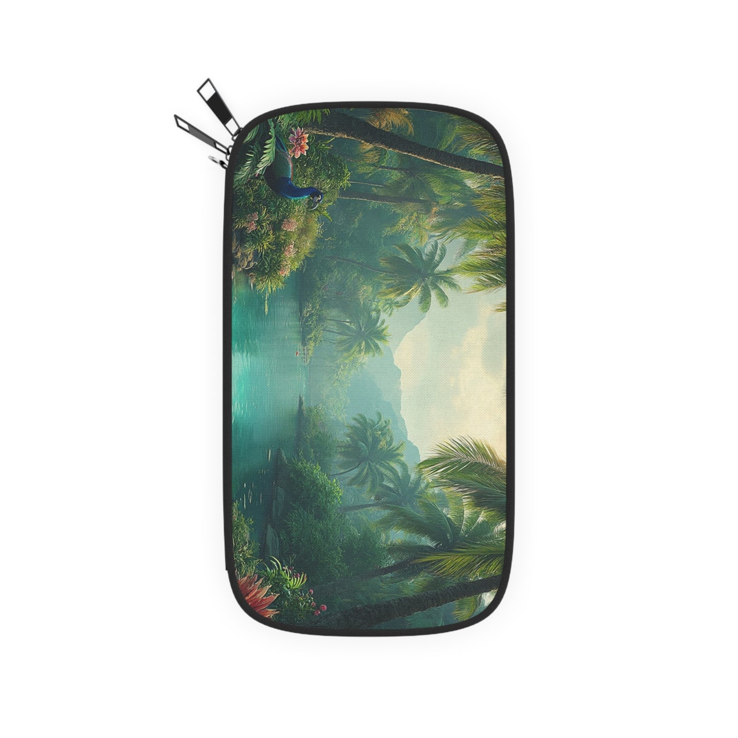 Passport Wallet – Perfect for Travelers & Adventurers / Resting Peacock