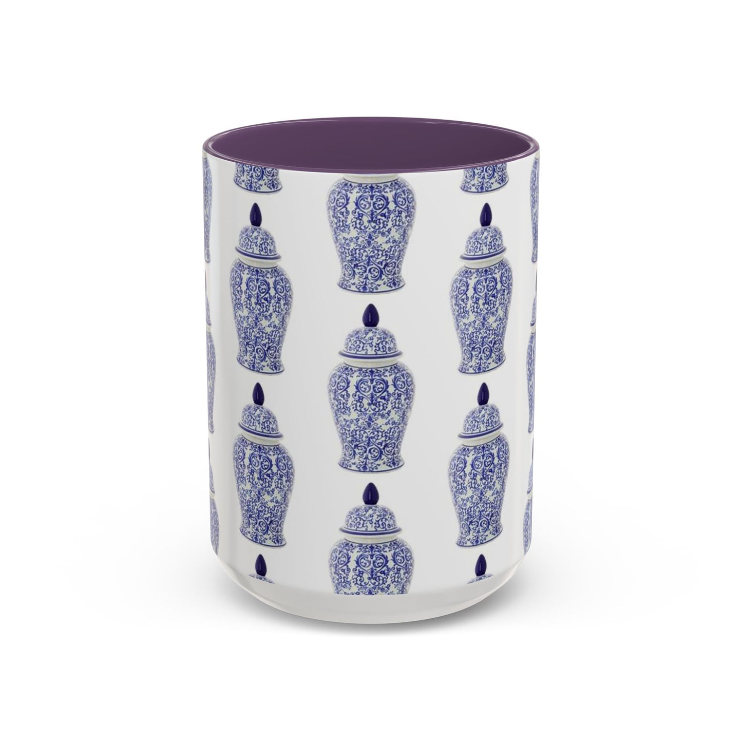 Accent Coffee Mug (11, 15oz), Blue Ginger Jar, Various Colors