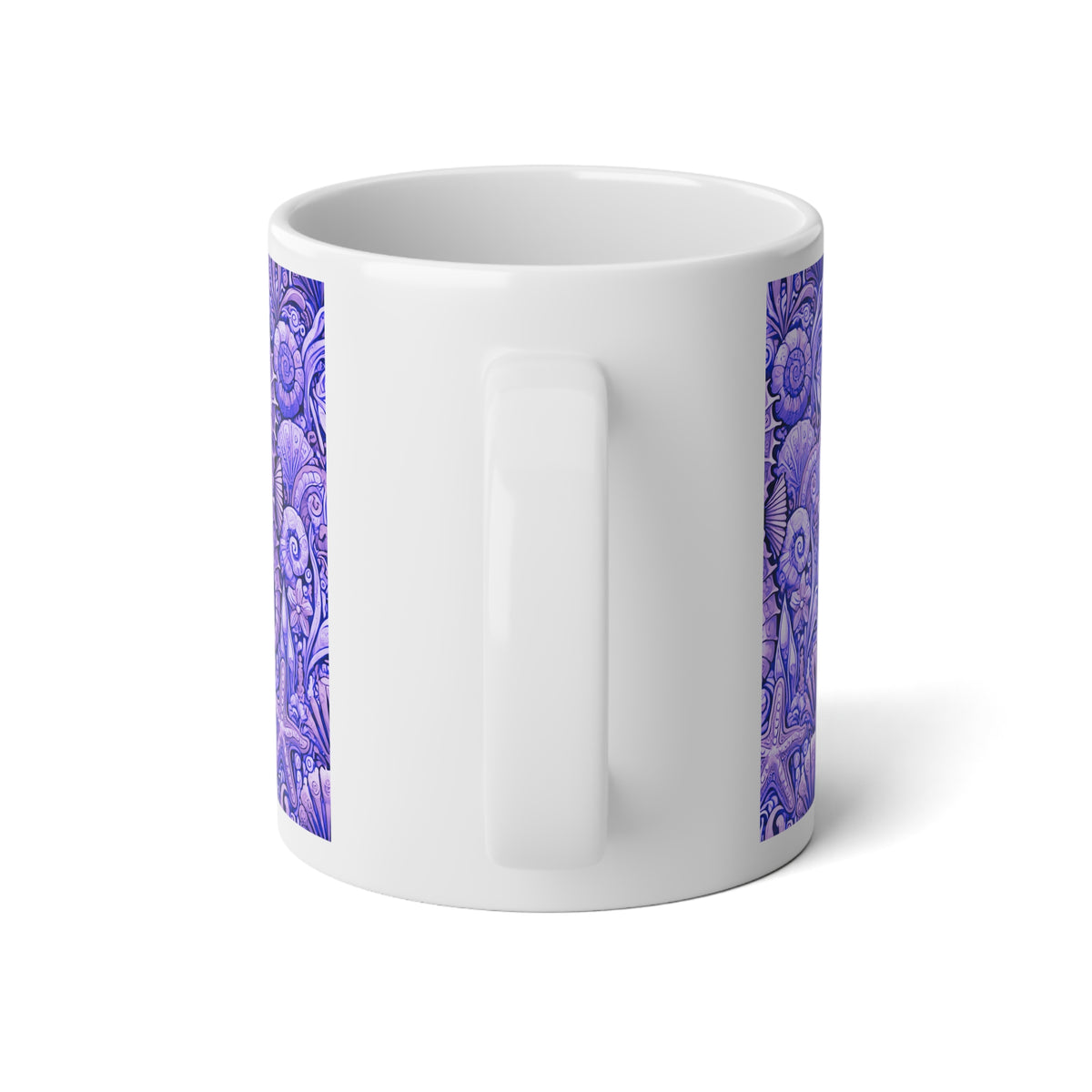 Jumbo Mug, 20oz, Seahorse Amethyst | Tropical Coffee Cup