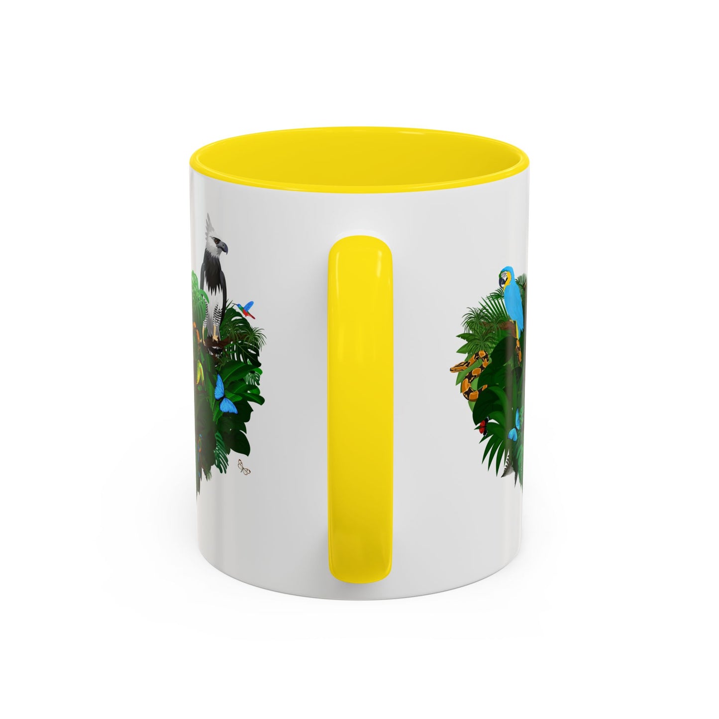 Accent Coffee Mug | Tropical-Inspired Drinkware / Rainforest Love