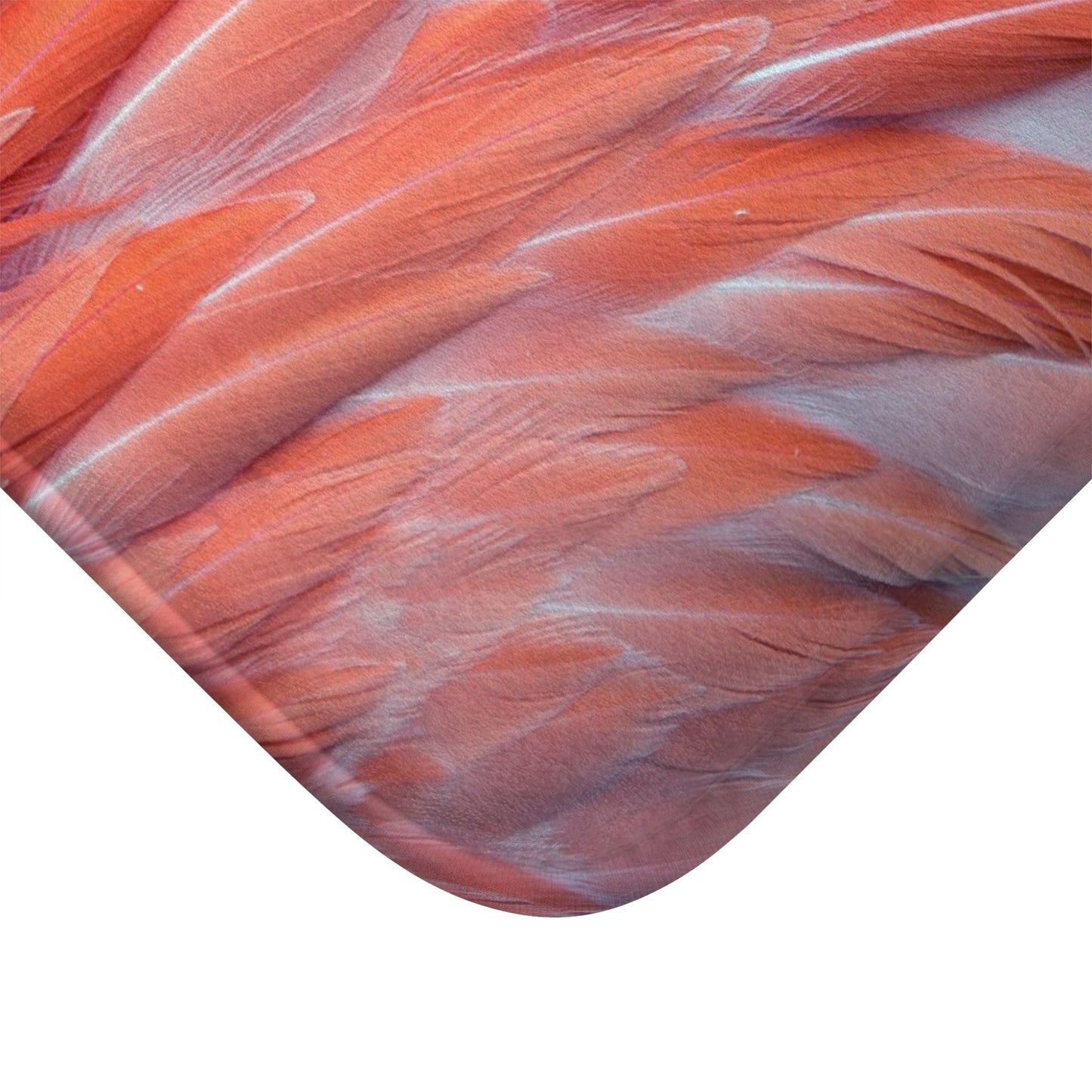 Flamingo Feather Bath Mat - Tropical Vibes for Home Decor