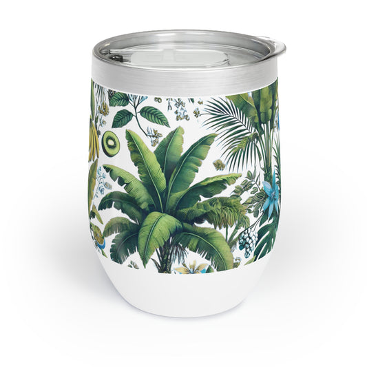 Chill Wine Tumbler / More Tropical Fruit, White
