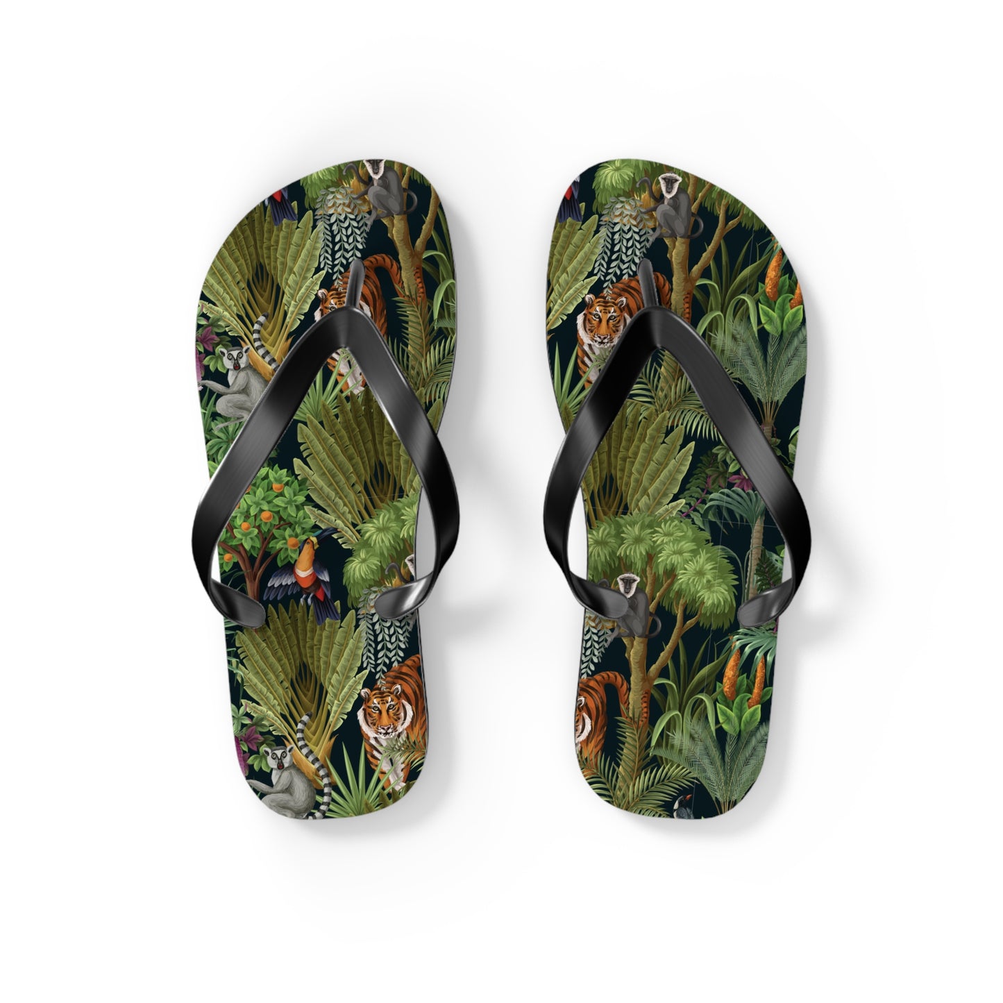 Flip Flops - Tiger Haven, Midnight