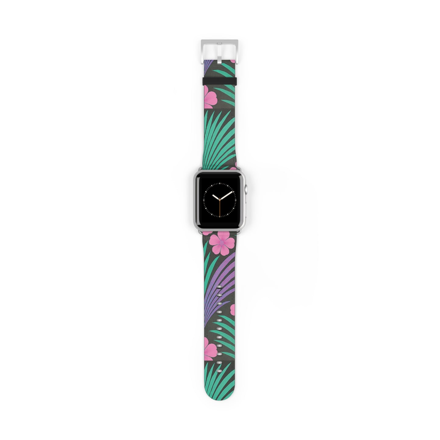 Apple Watch Band - Midnight Hibiscus Deco/Pink
