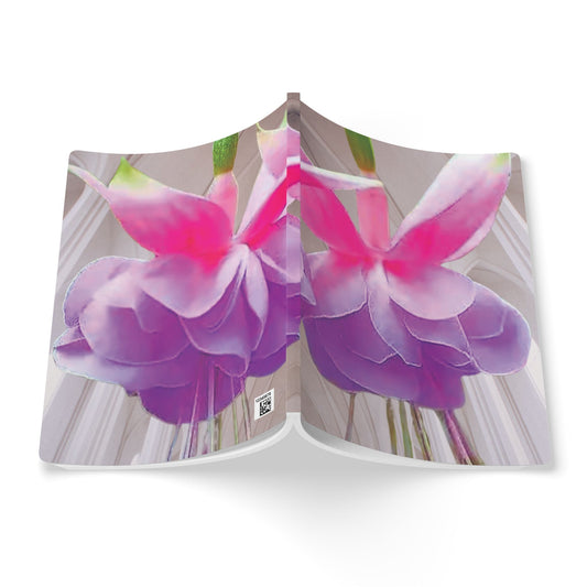 Softcover Journal - Two Fuchsias, Gothic