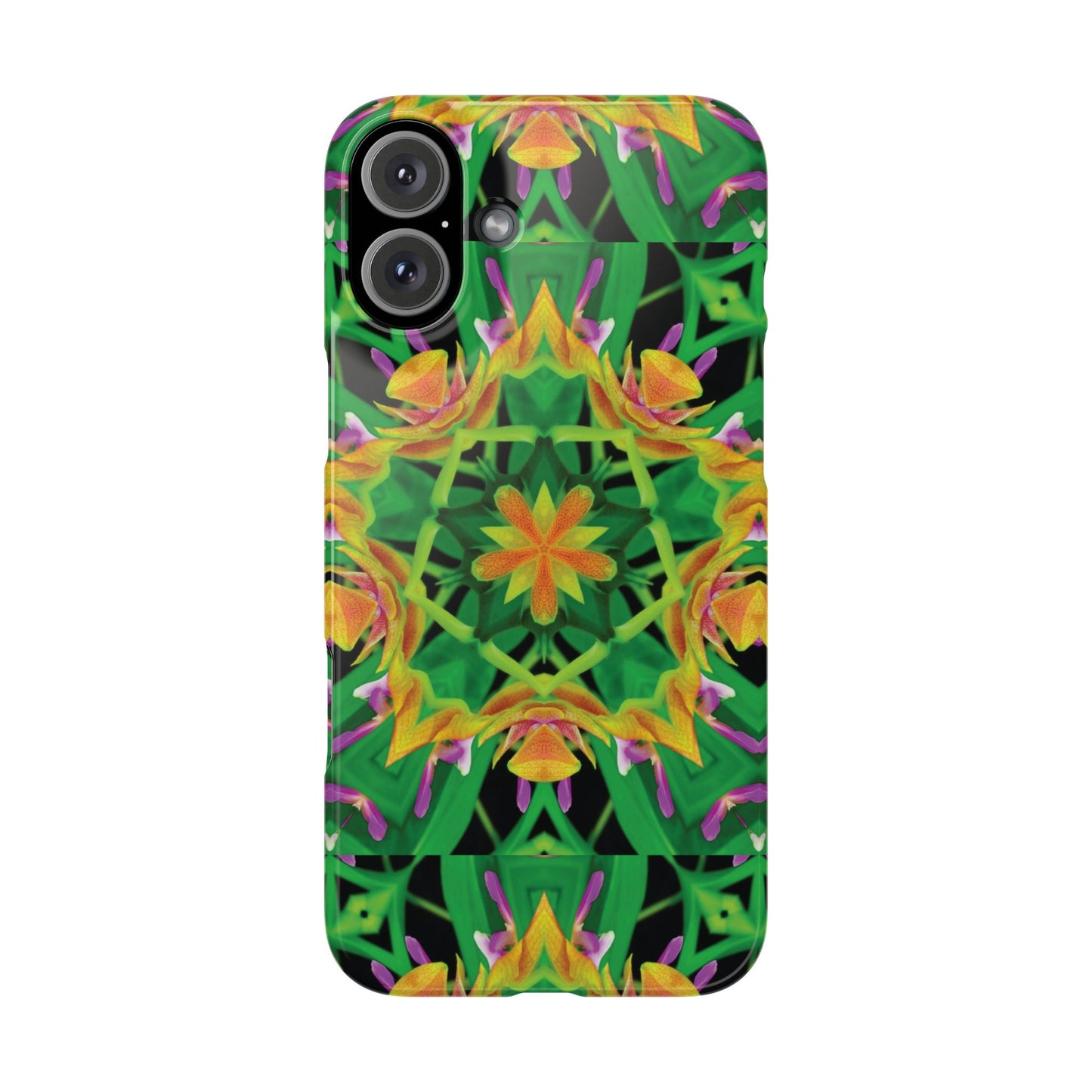 Slim Phone Cases - Orchid Kaleidoscope #2