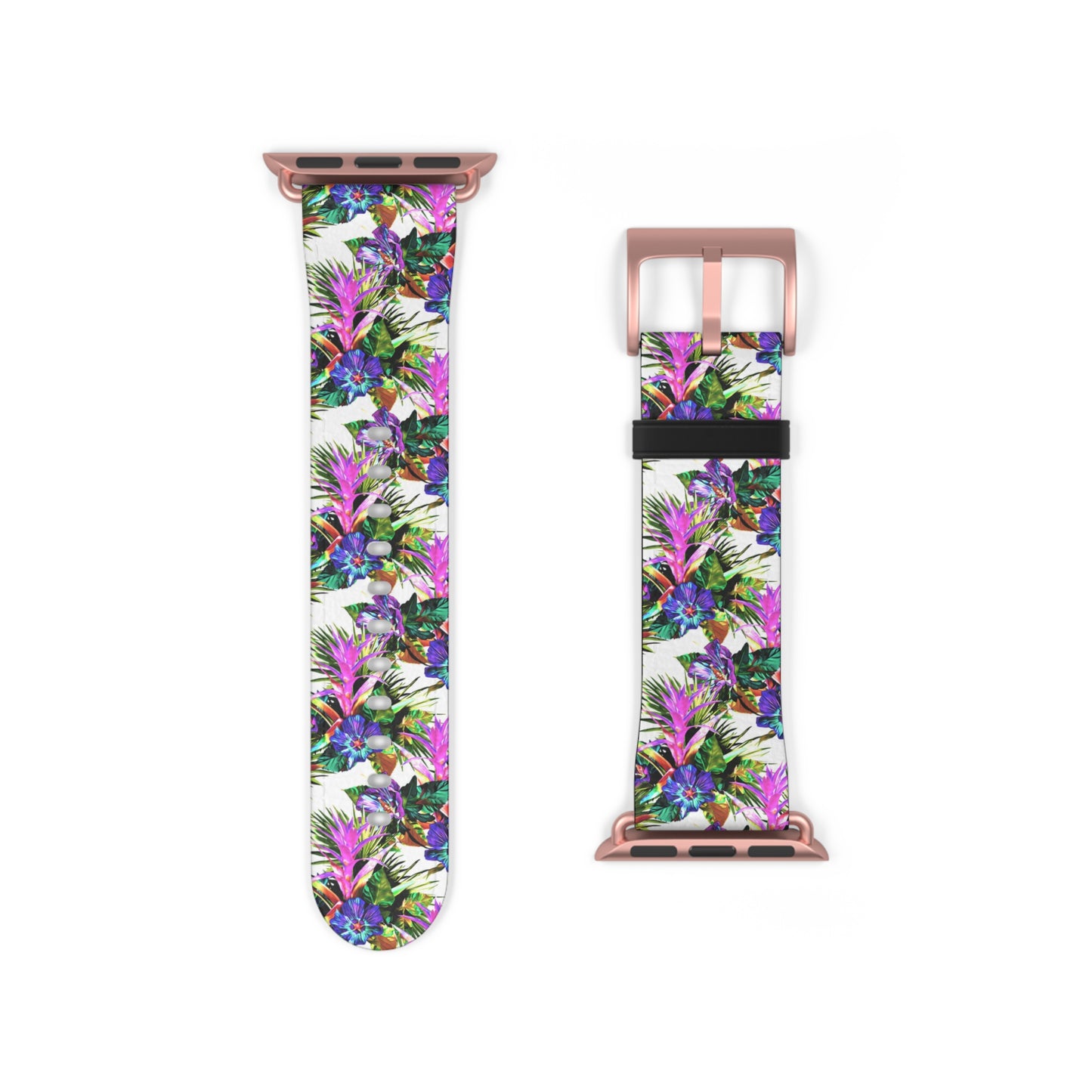 Apple Watch Band - Plant Palooza, white