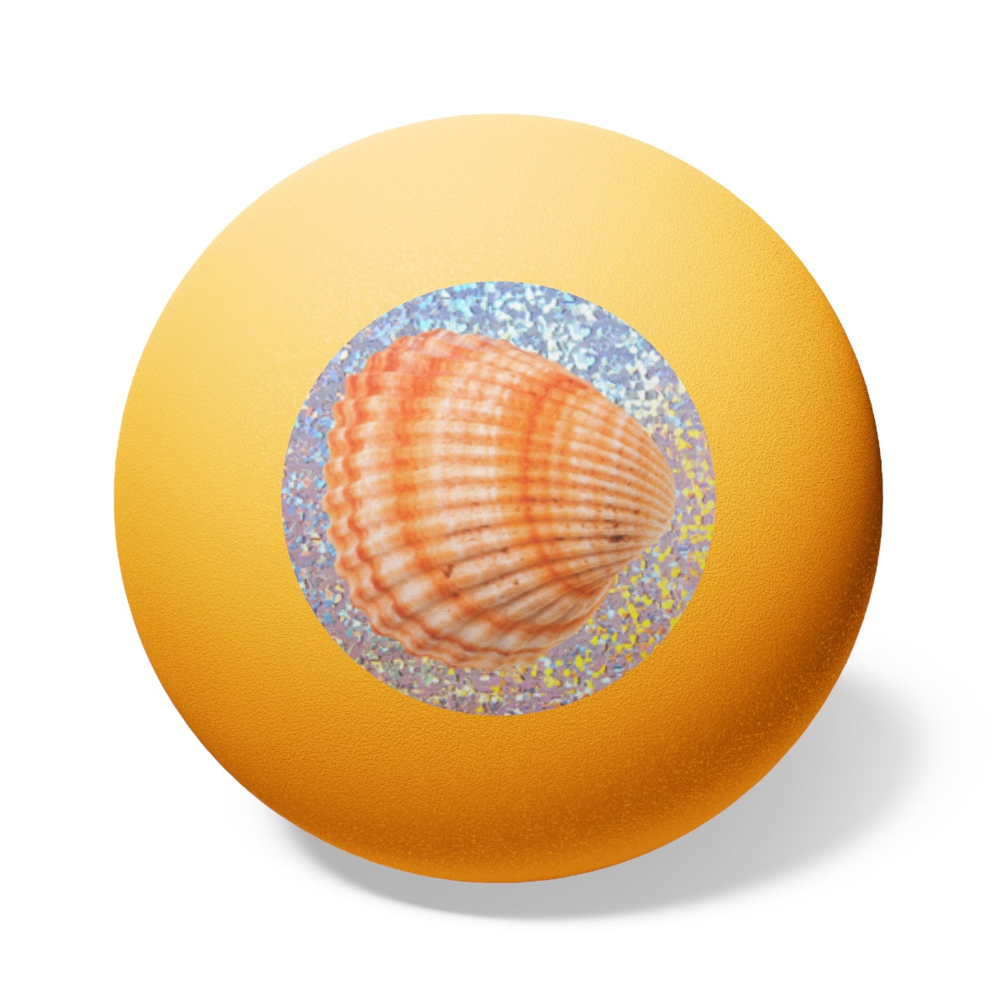 Tropical Paradise Ping Pong Balls - 6 Pack with Disco Orange Scallop/Orange