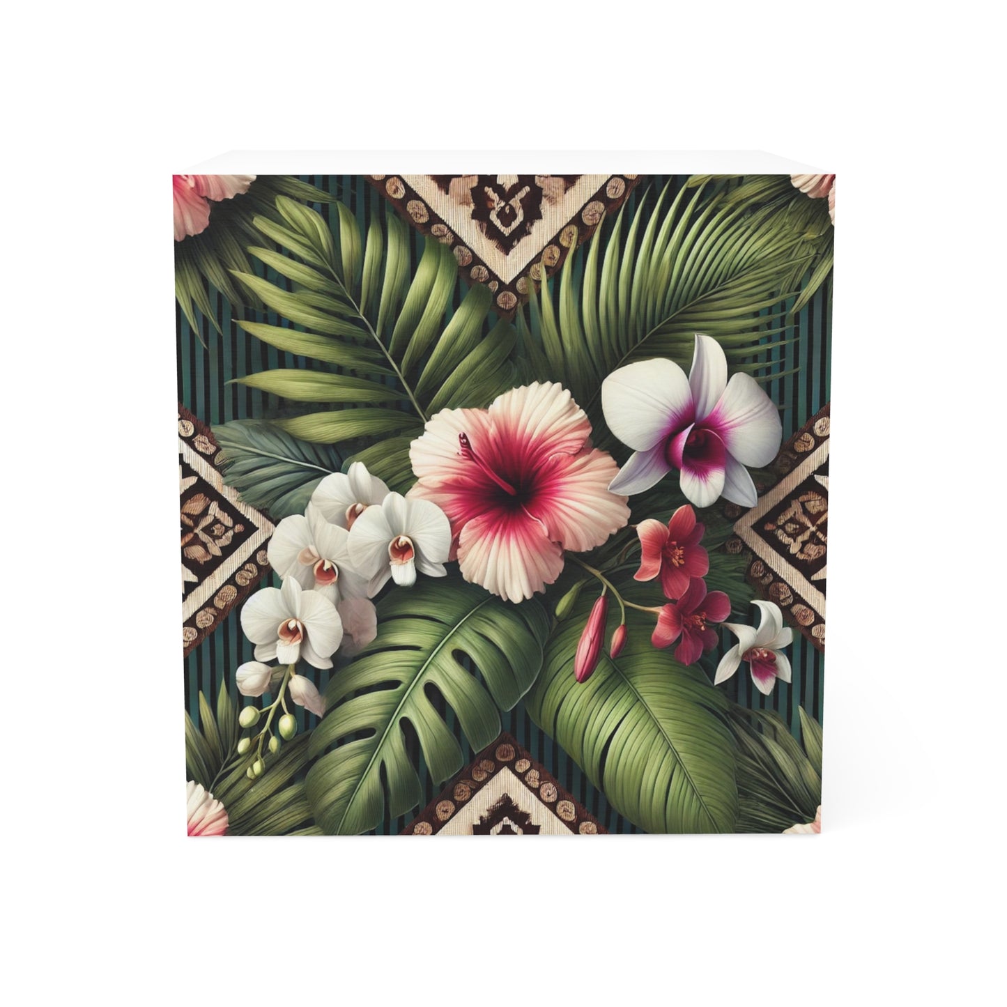 Note Cube - Tiki Orchids