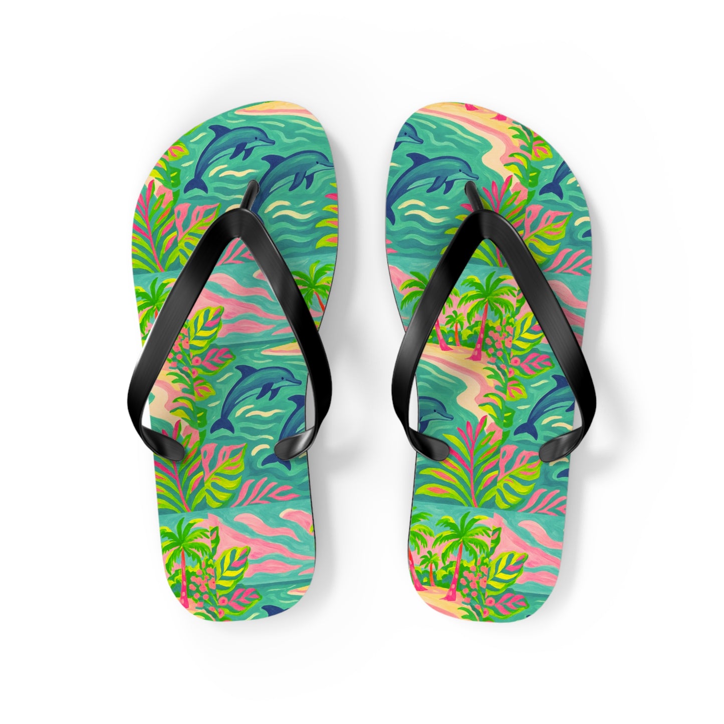Flip Flops - Jumping Dolphins