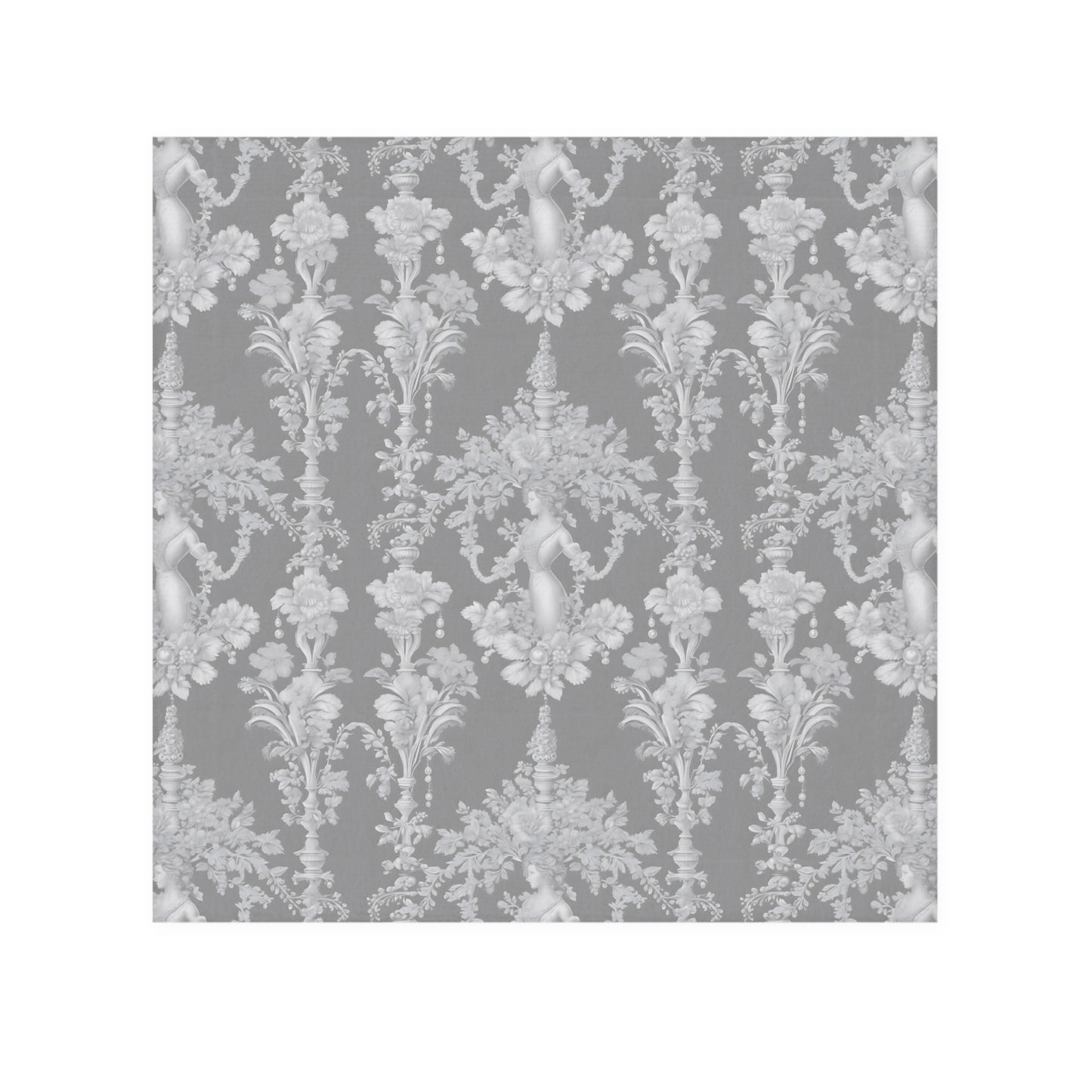 Face Towel - Pearl Lady Toile, Slate