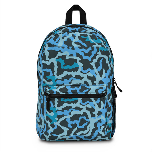 Tropical Backpack  / Coral Threads, Blue