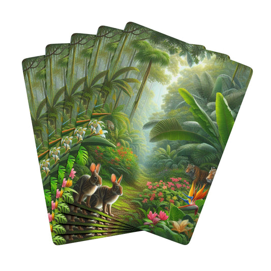 Poker Playing Cards -  Hidden Rabbits