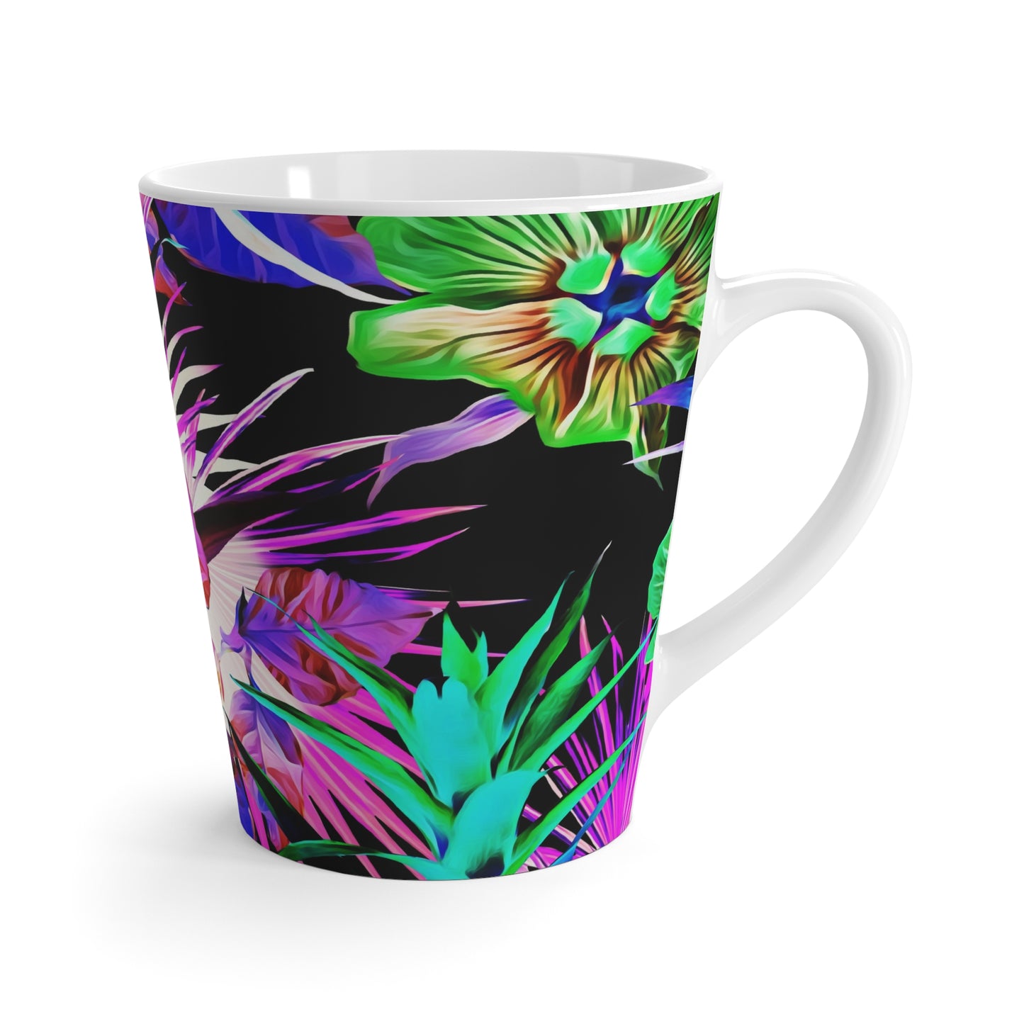 Vibrant Plant Palooza/Black Mug - Perfect for Plant Lovers & Coffee Enthusiasts