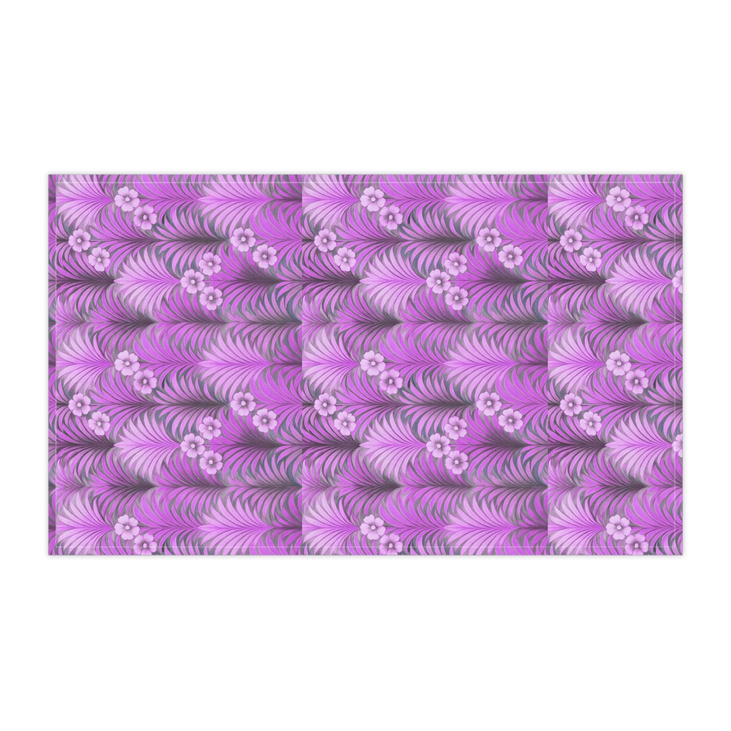 Tea Towels (cotton, poly) - Sunrise Palms/Amethyst