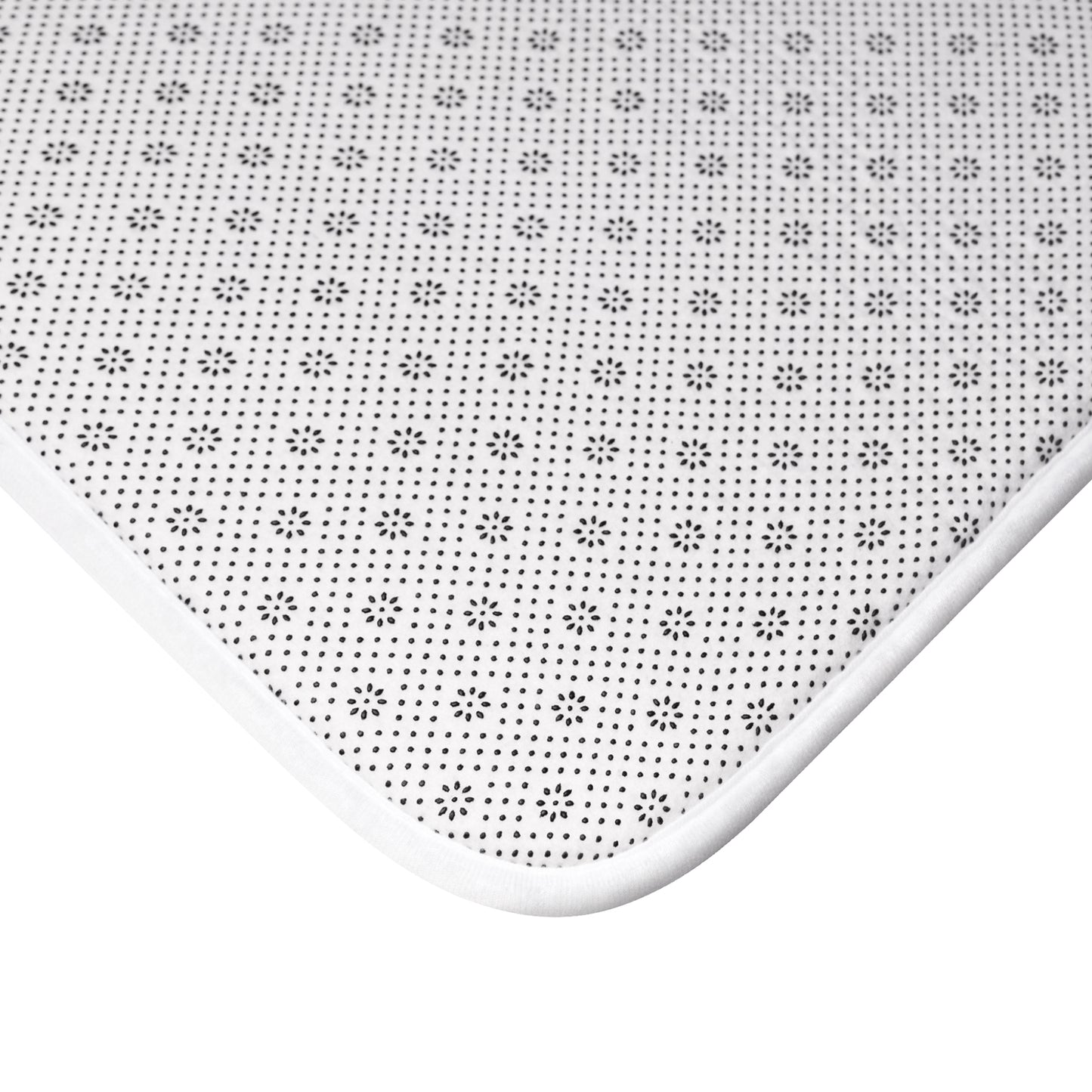 Bath Mat - White Nautilus Trio