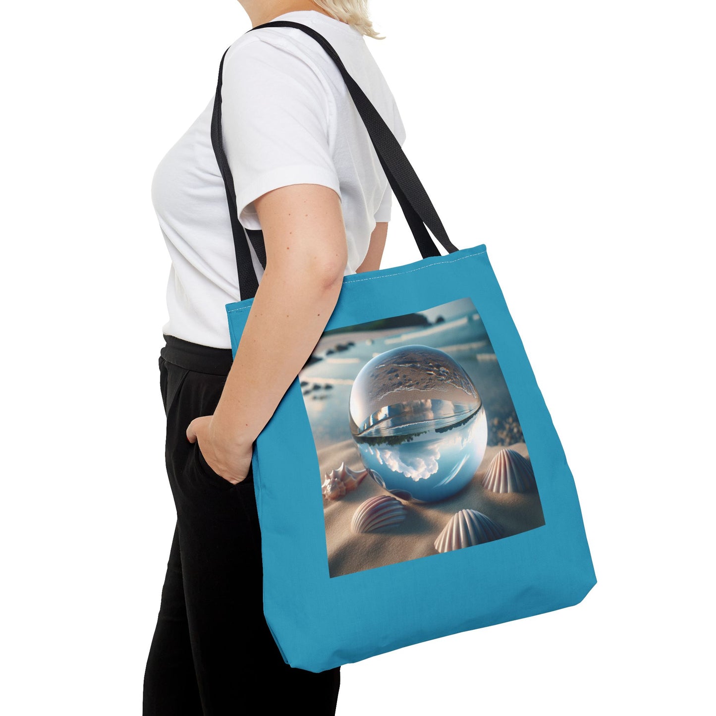 Crystal Ball With Shells Tote Bag - 3 Sizes