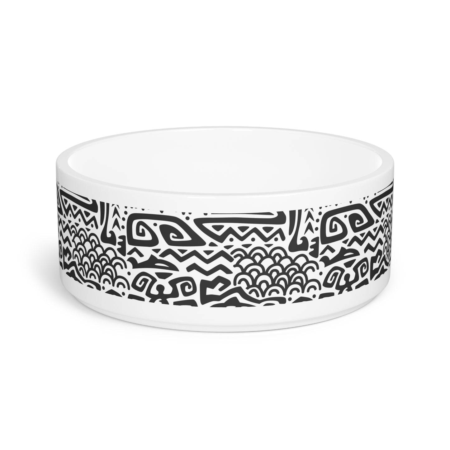 Pet Bowl, Tiki Aztec Black