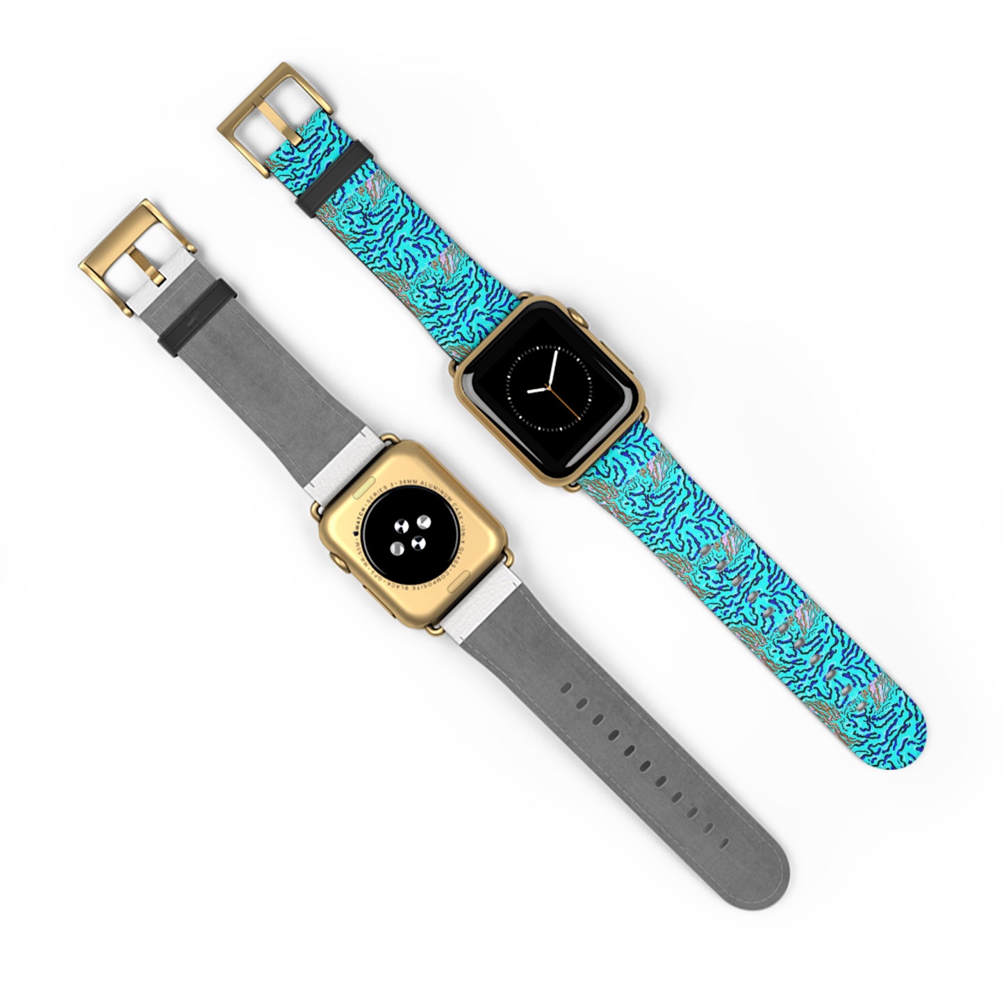 Apple Watch Band - Coastal Wild Coral, Turquoise