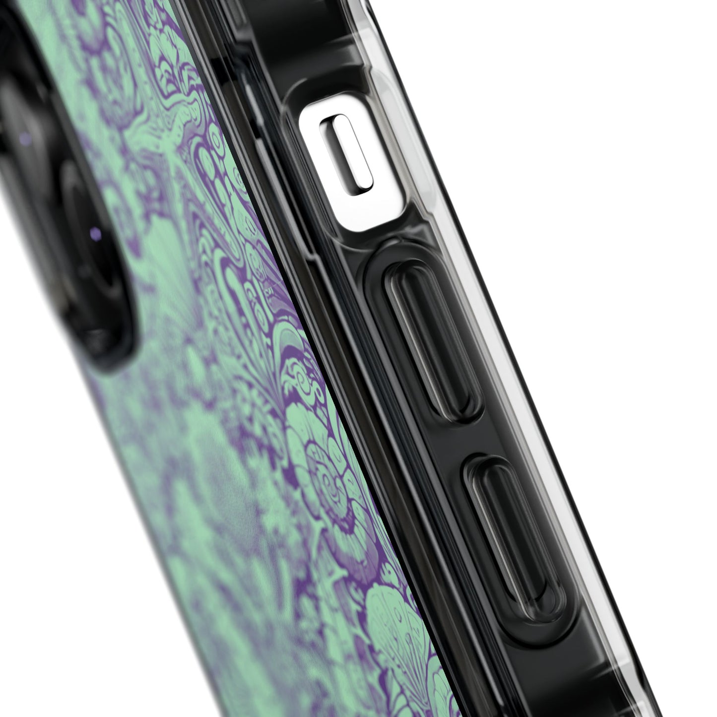 Seahorses/Minty Magnetic Clear Phone Case, Many Models