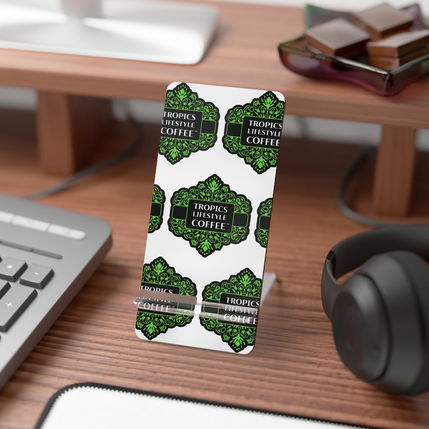 Stylish Smartphone Display Stand - Tropics Lifestyle Coffee
