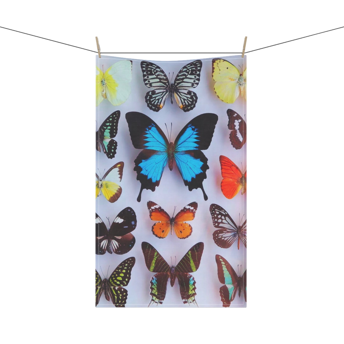 Tea Towels (cotton, poly), Butterfly Collection #1 Macro